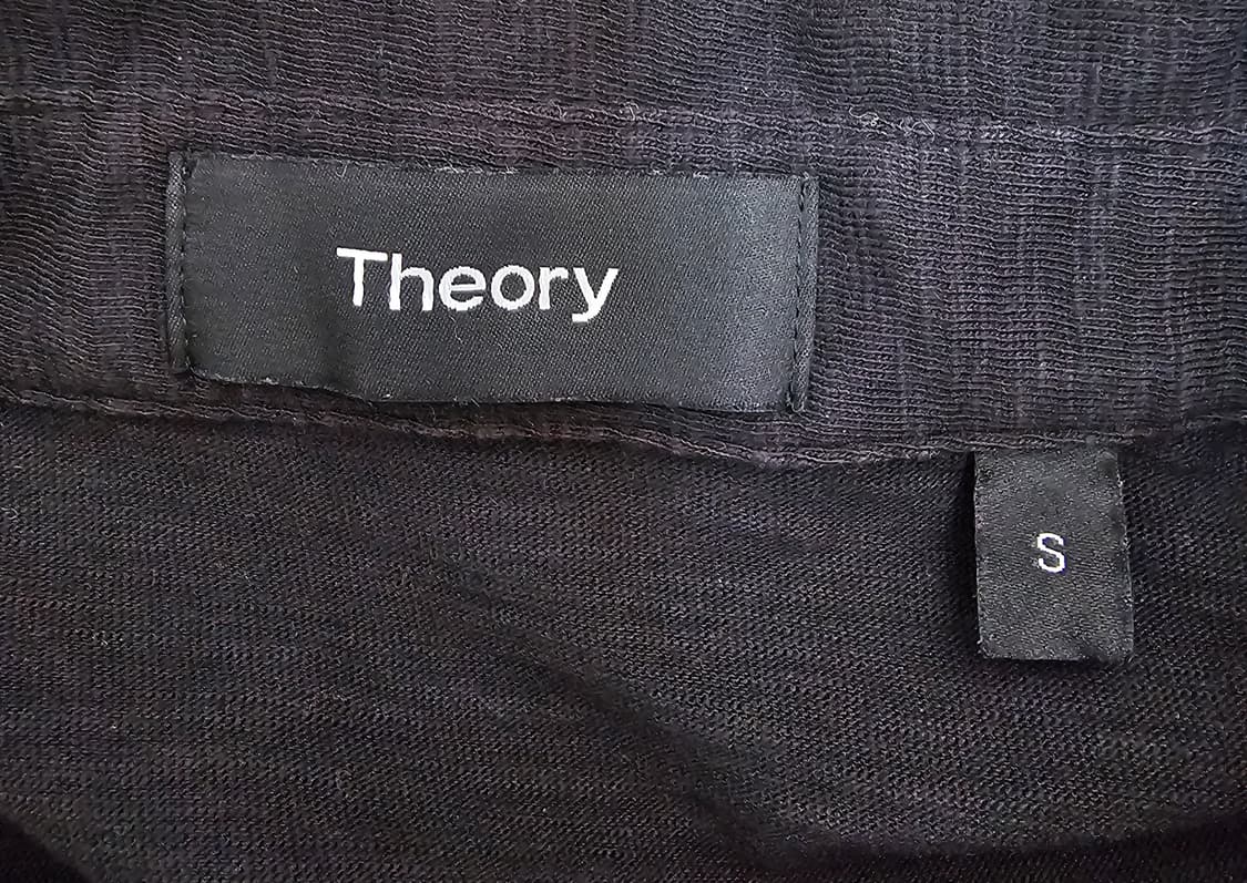 Theory 띠어리 블랙 반팔 폴로 티셔츠 S 상품이미지3