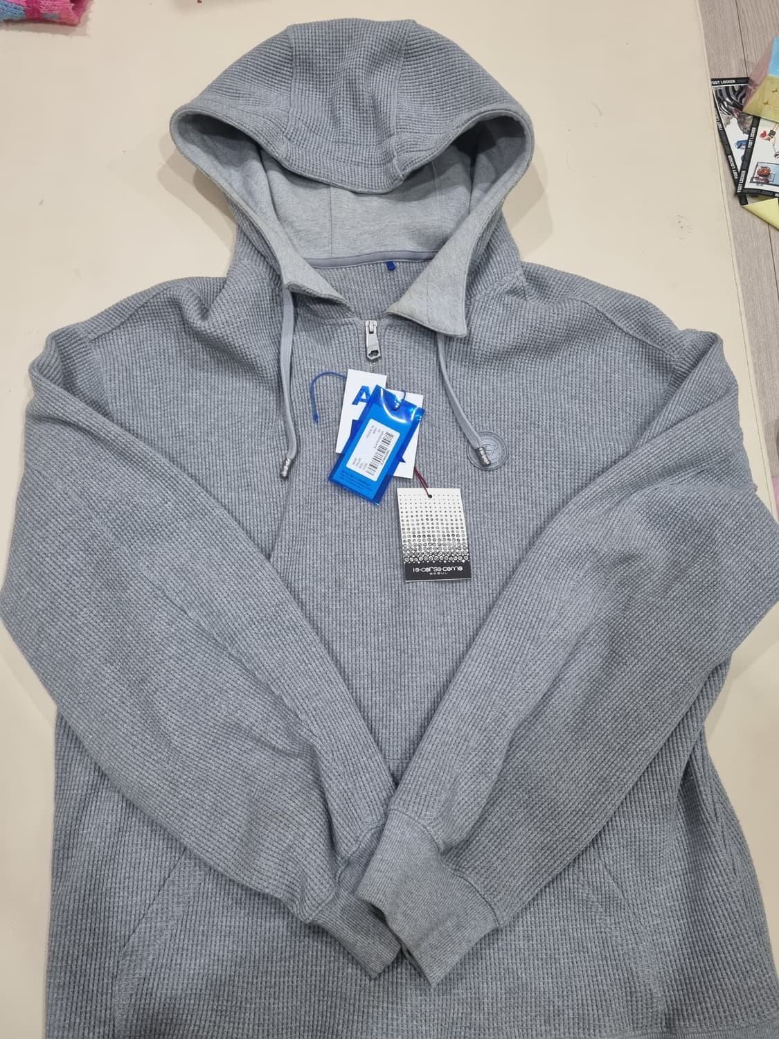 아더에러 스페릭 로고 집 후드 A3 상품이미지1