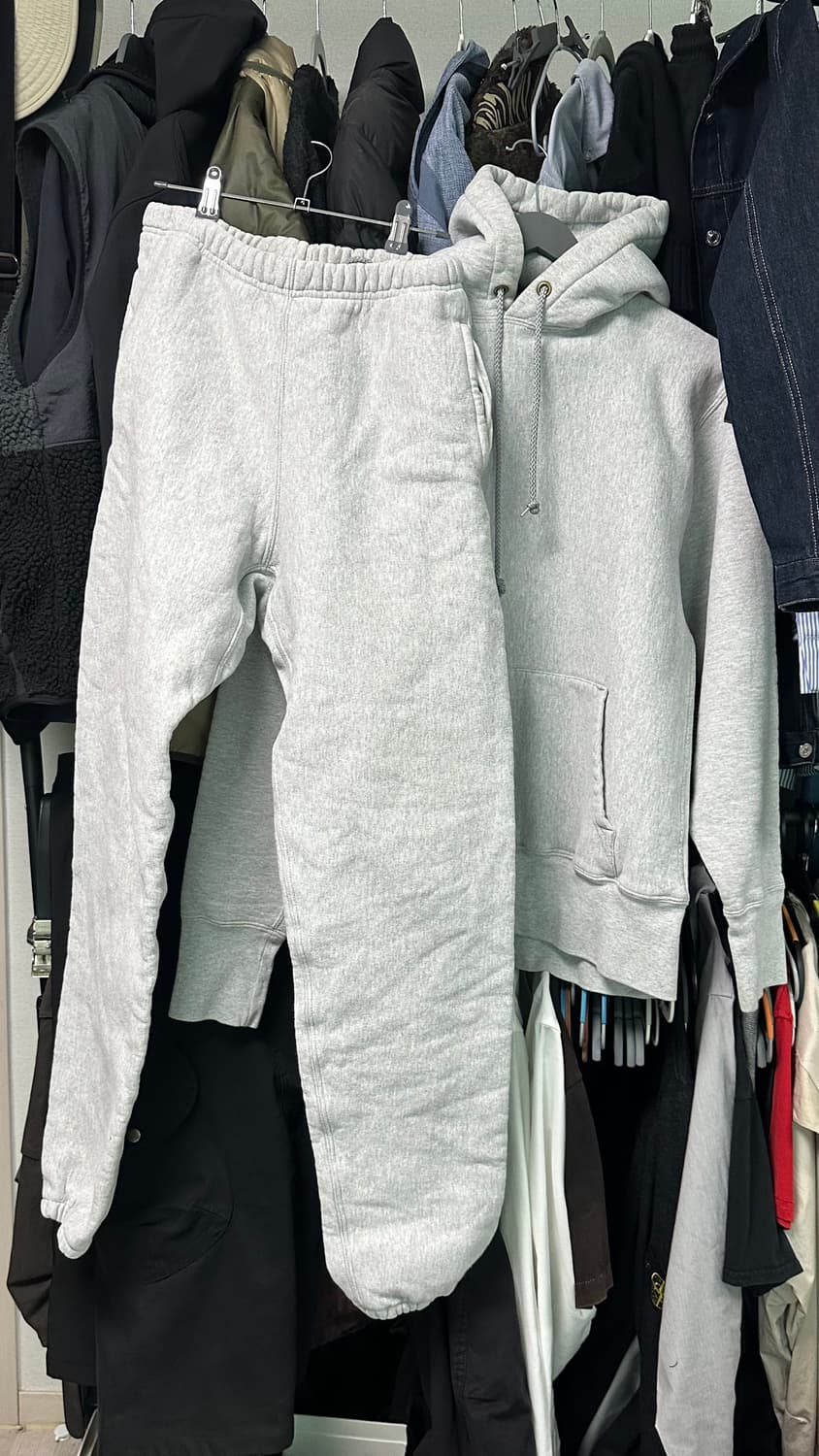 캠버 후드 스웻 트레이닝 세트 셋업 상XL/하L 상품이미지1