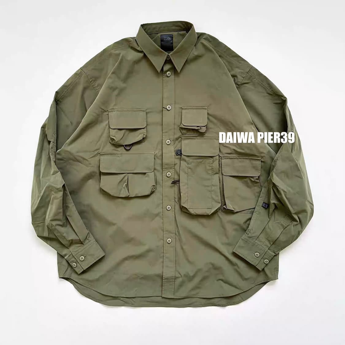 [S][100] 다이와피어39 테크 셔츠 카키 상품이미지1