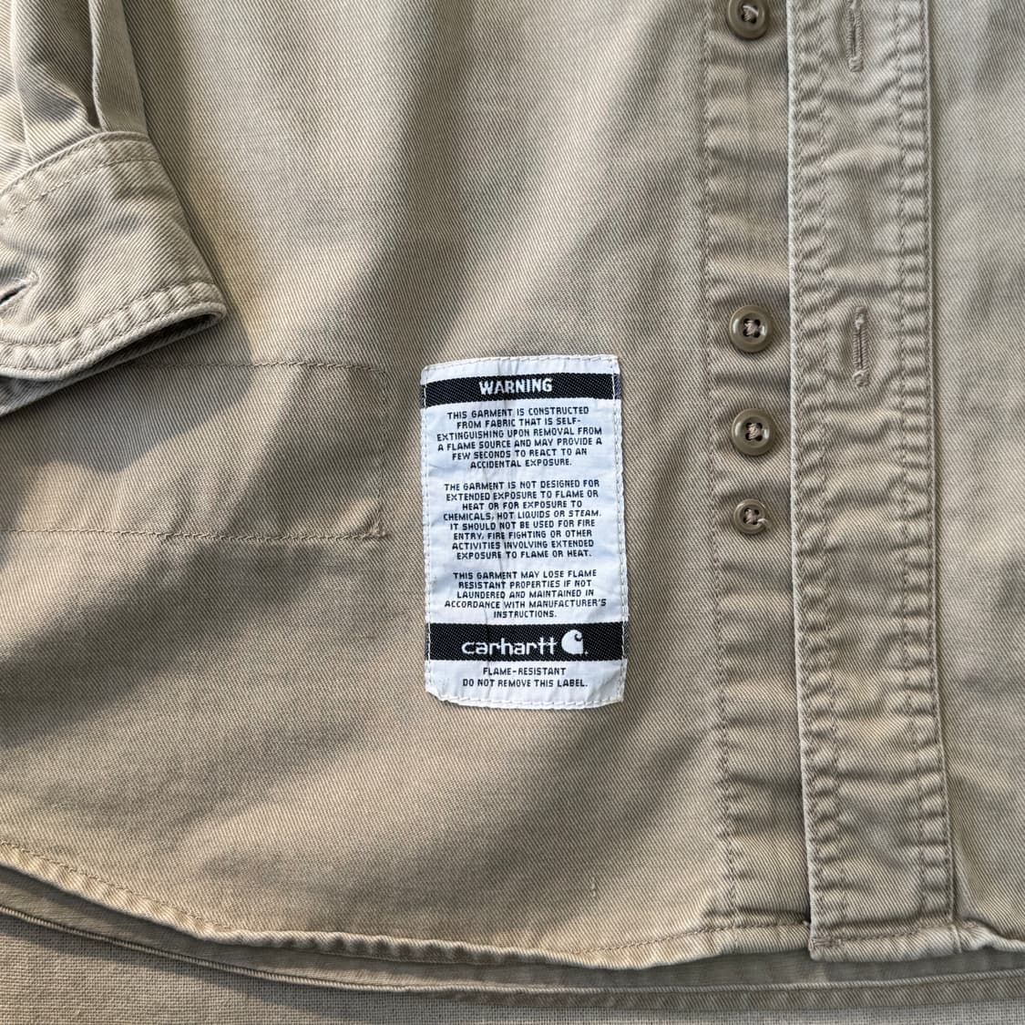 칼하트FR 빈티지 워크셔츠 105 ~ 110 상품이미지4