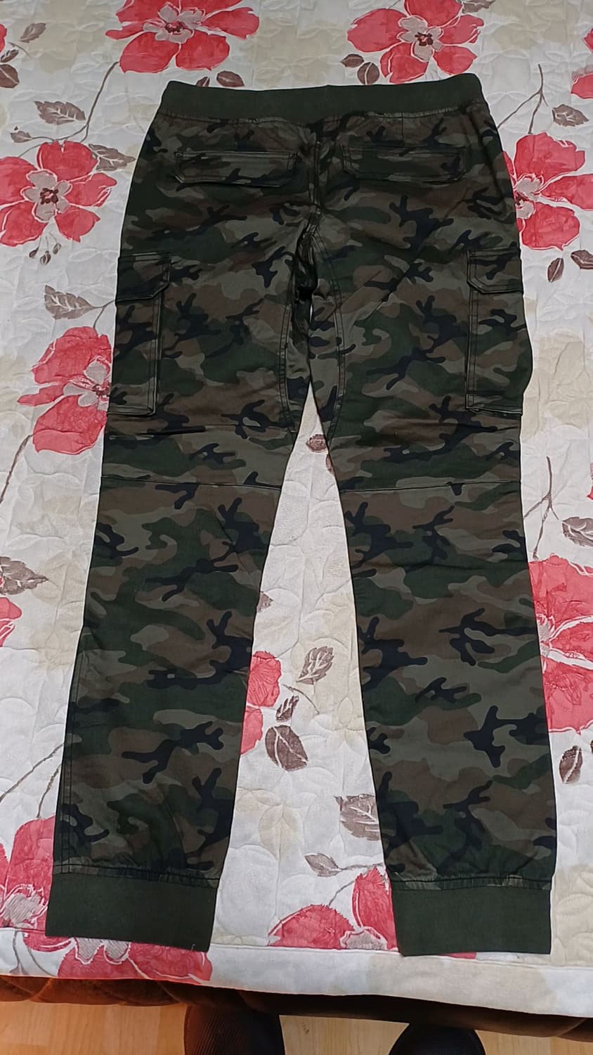 H&M 미사용 스키니카모 카고조거팬츠 32인치 기장105 상품이미지5