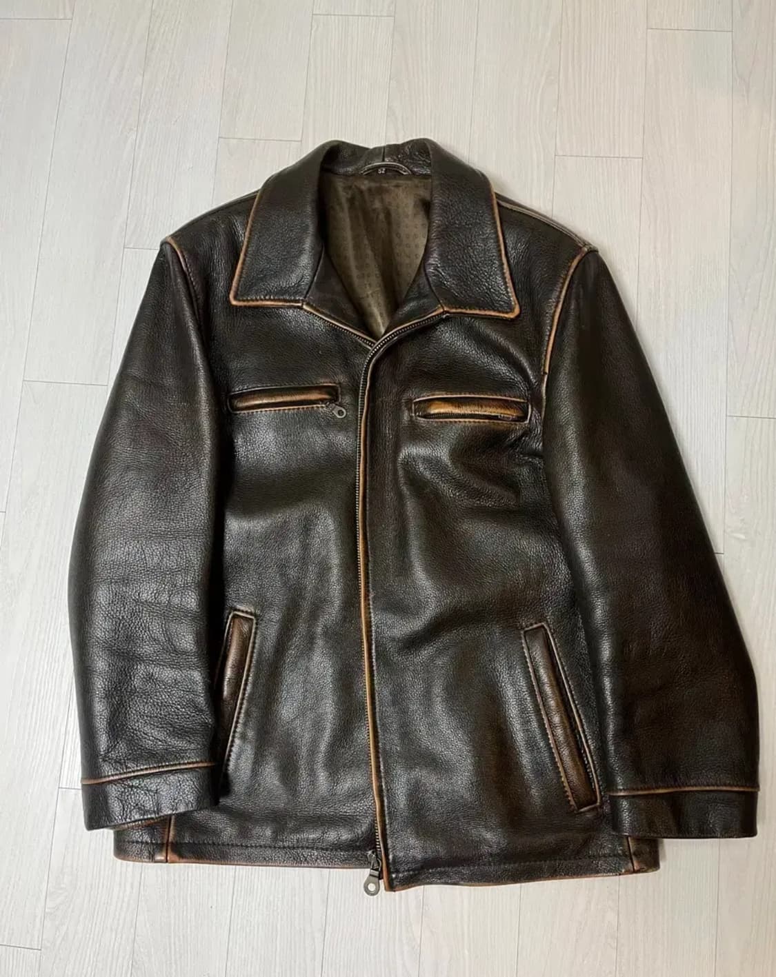 Herman 차심 싱글레더 자켓 상품이미지1