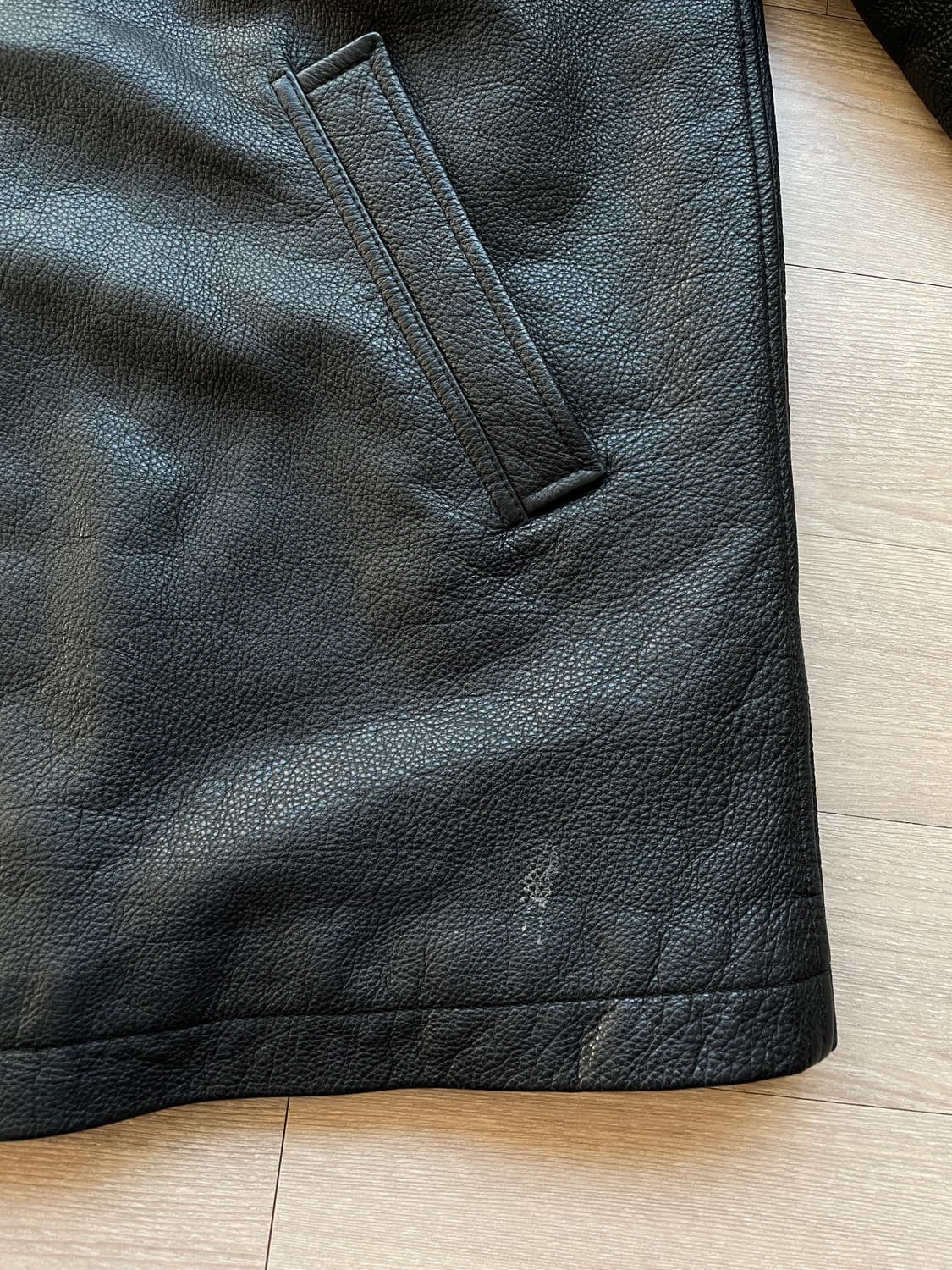 90s 올드갭 레더 카코트 상품이미지5