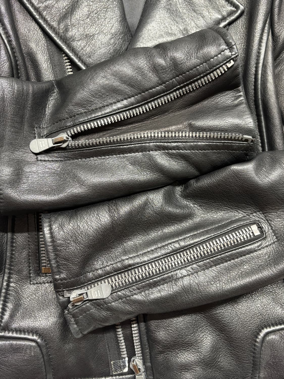 발렌시아가 11aw 모토 바이커 레더 자켓 상품이미지8