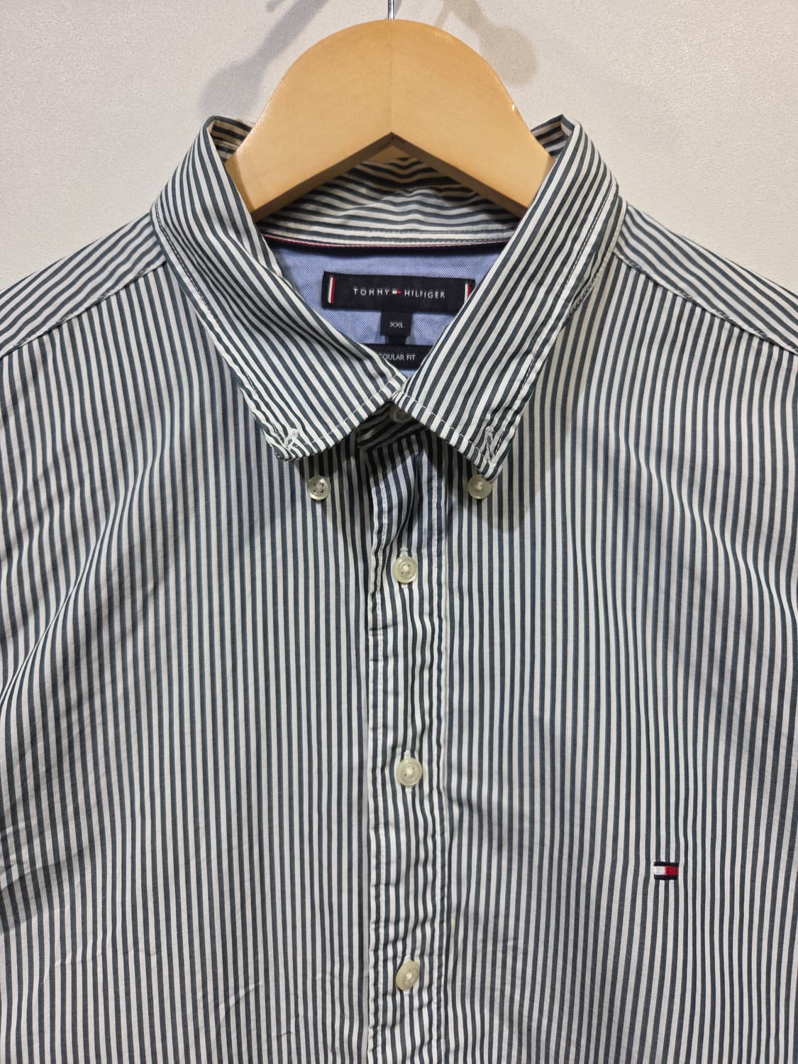 TOMMY HILFIGER 타미힐피거 코튼 스트라이프 셔츠 상품이미지3