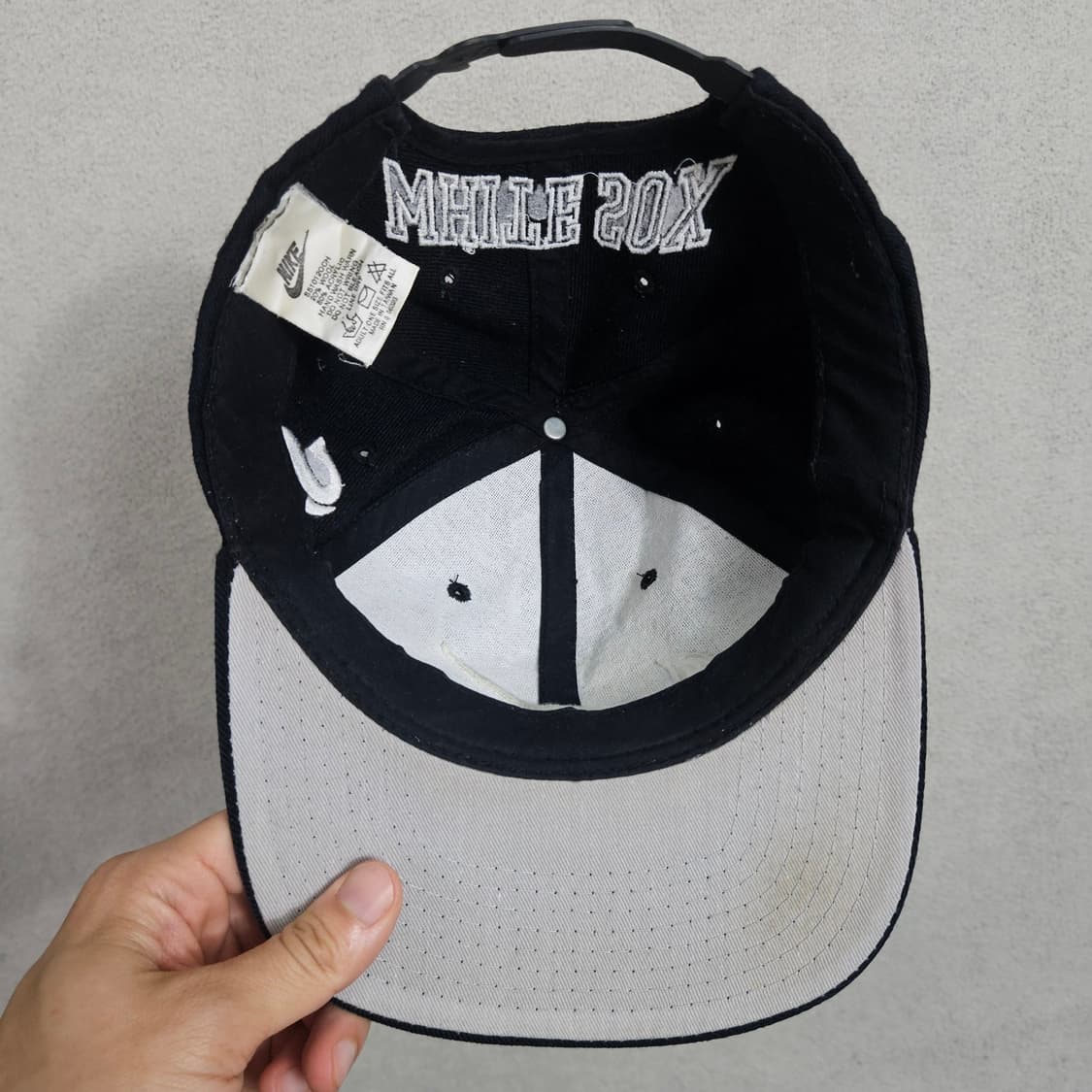 90s 나이키 시카고 화이트삭스 캡 상품이미지5