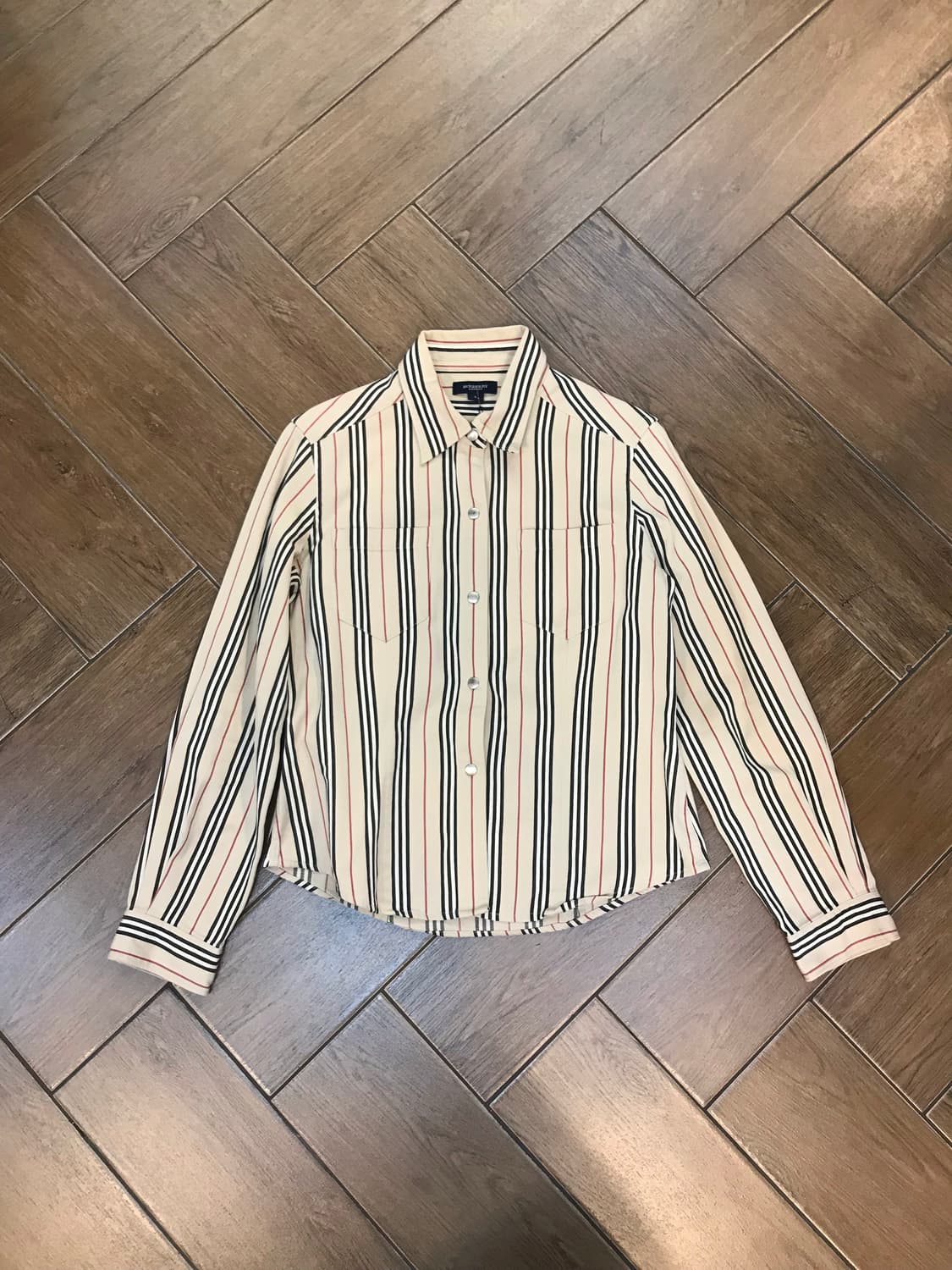 버버리 스트라이프 자켓 셔츠 상품이미지9