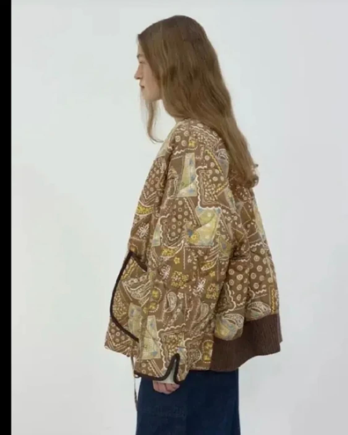 Beaker 비이커 오리지널 리버시블 패턴 퀼팅 패딩 점퍼  상품이미지3