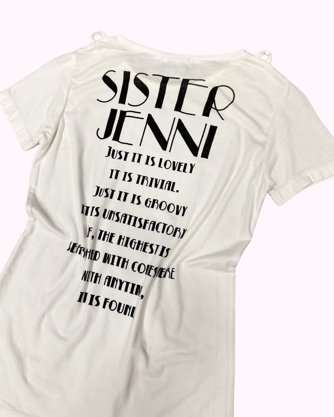 kitsch lettering cubic t-shirt 상품이미지6