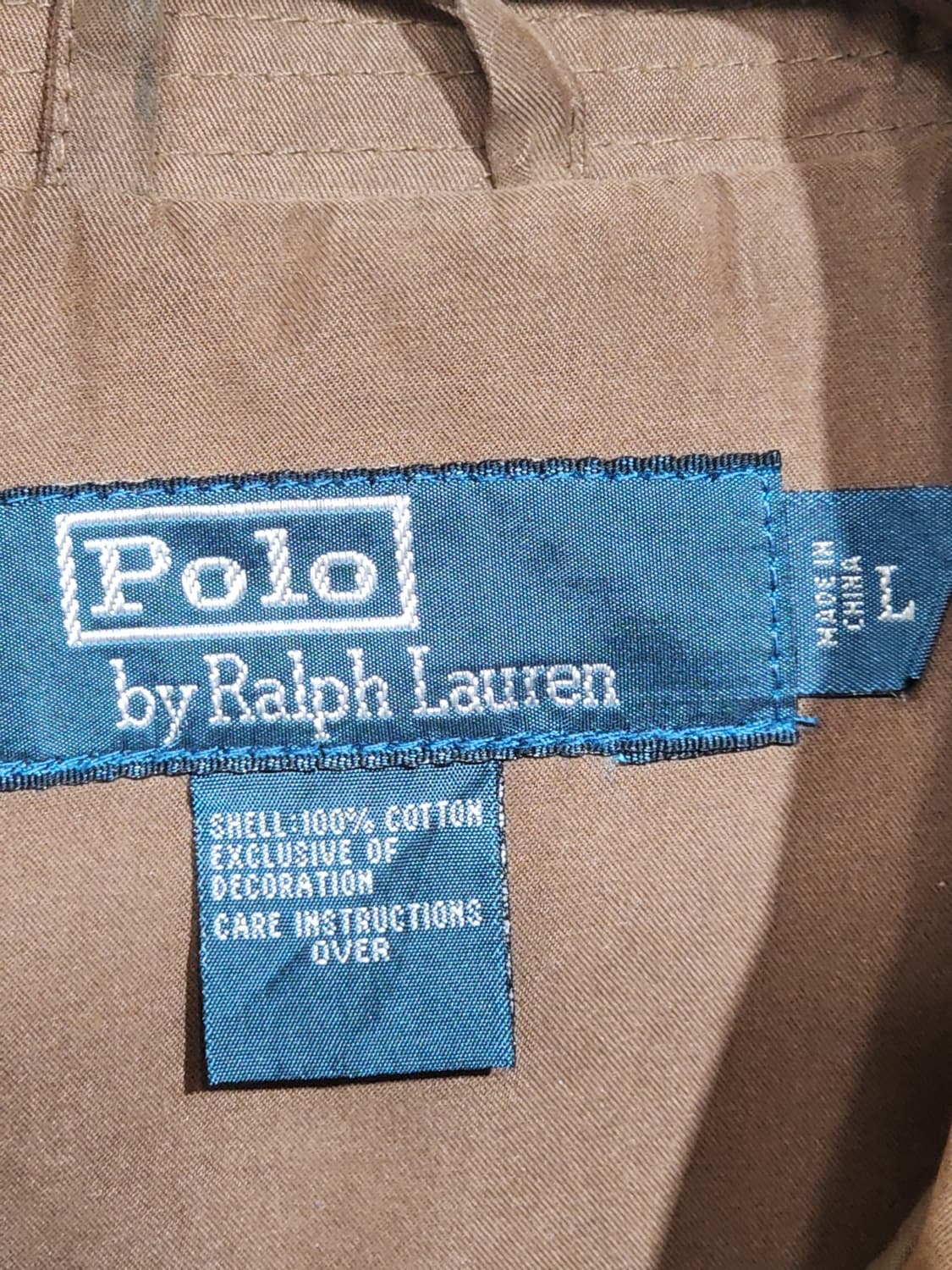 (XL) 랄프로렌 폴로 블루종 점퍼 브라운 페인팅 자켓  상품이미지3