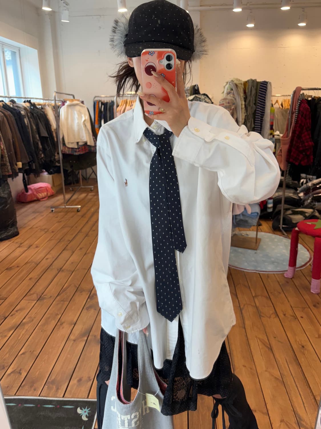 폴로 화이트 셔츠 상품이미지3