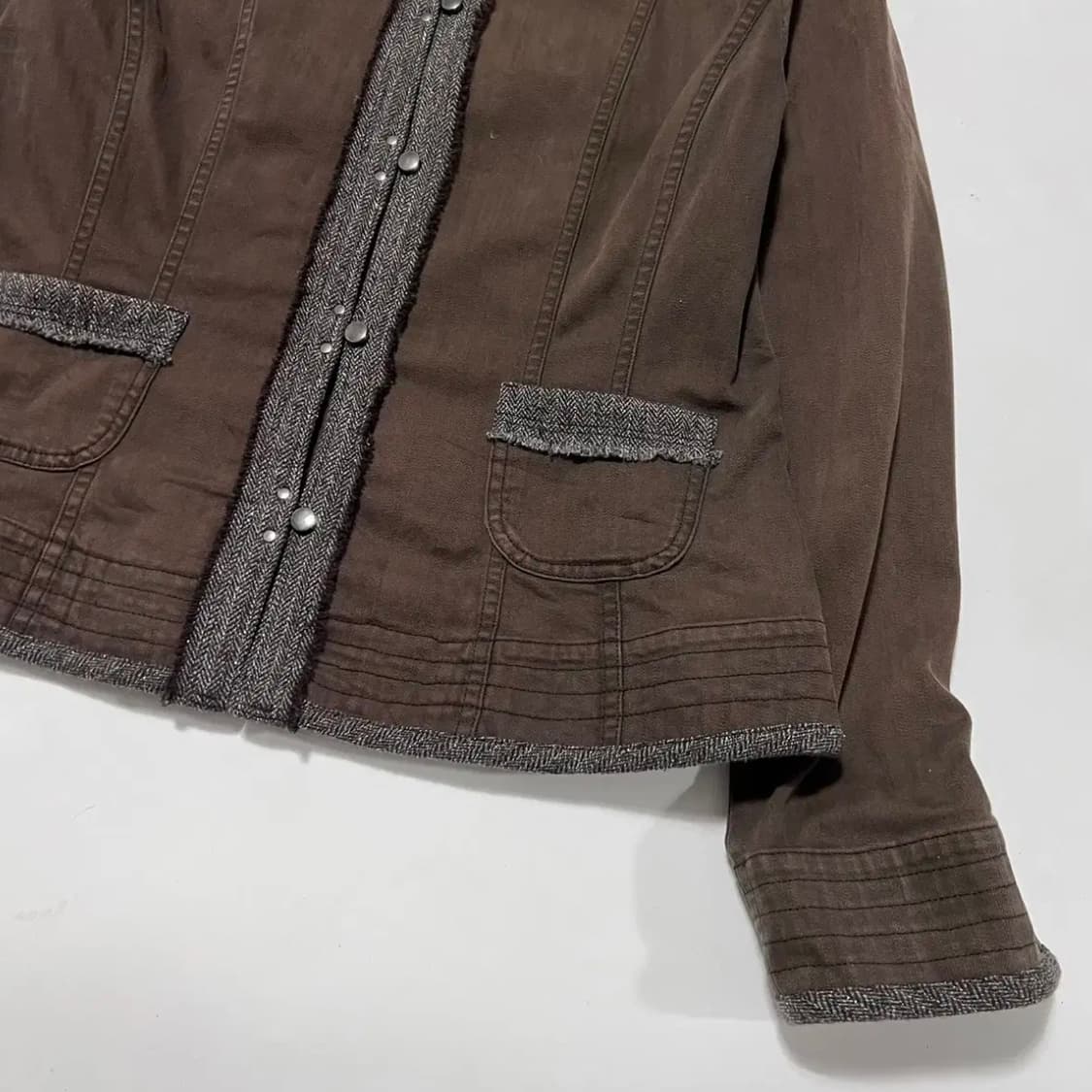 빈티지 브라운 포켓 자켓 상품이미지3