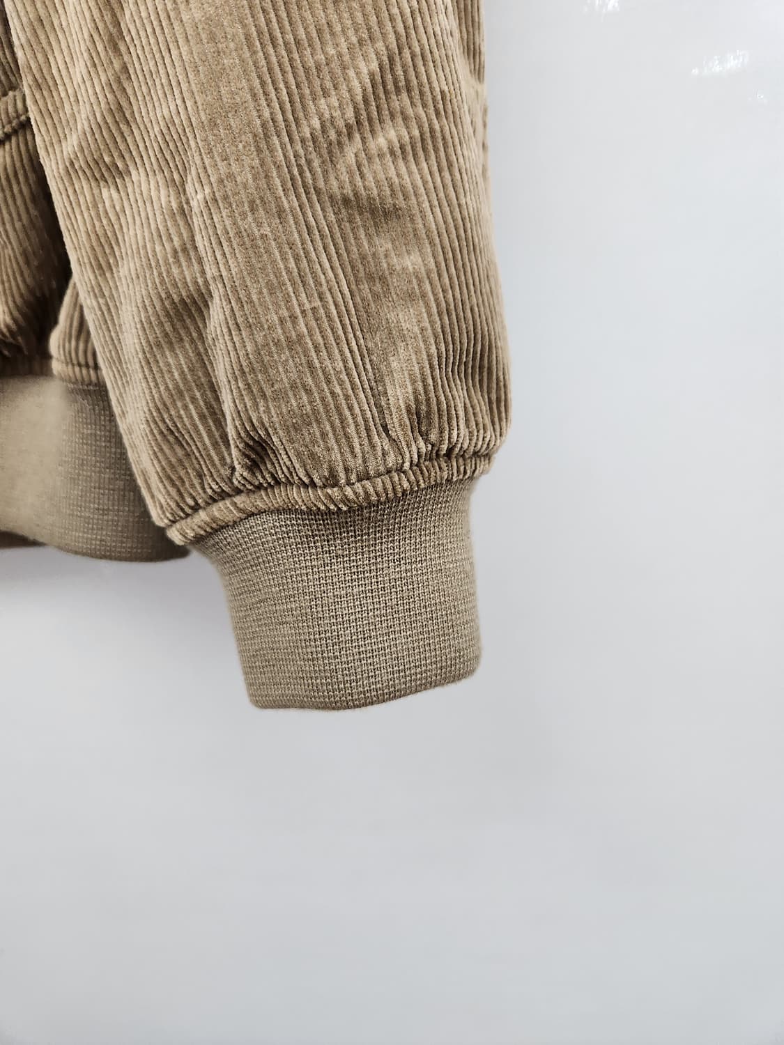 헤지스23FW 다크베이지 코듀로이 드리즐러 자켓 상품이미지8