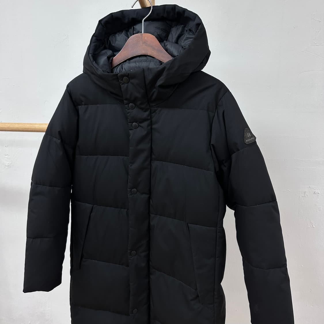 코오롱스포츠 여성 거위털 롱패딩 점퍼 블랙 90 JS20 상품이미지2