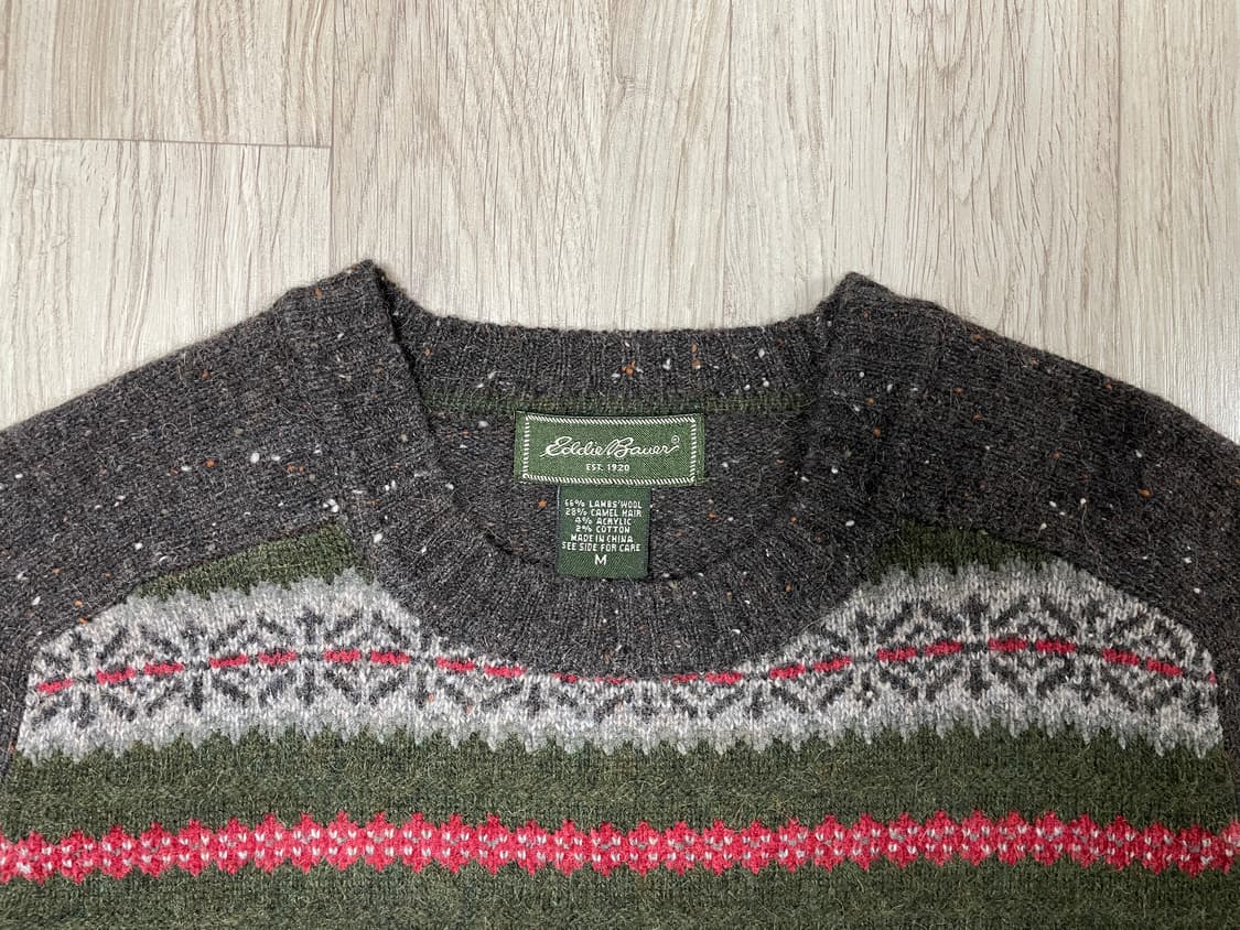 100) 에디바우어 페어아일 램스울 스웨터(RRL&LVC&폴로) 상품이미지3