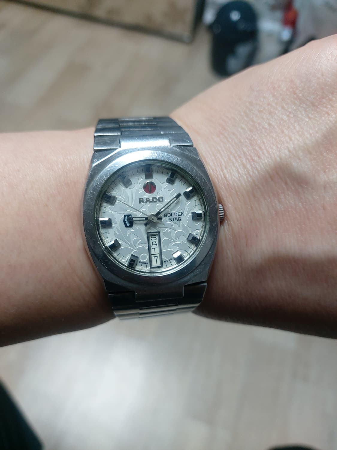 라도 골든스테그 빈티지 은장 시계 상품이미지3