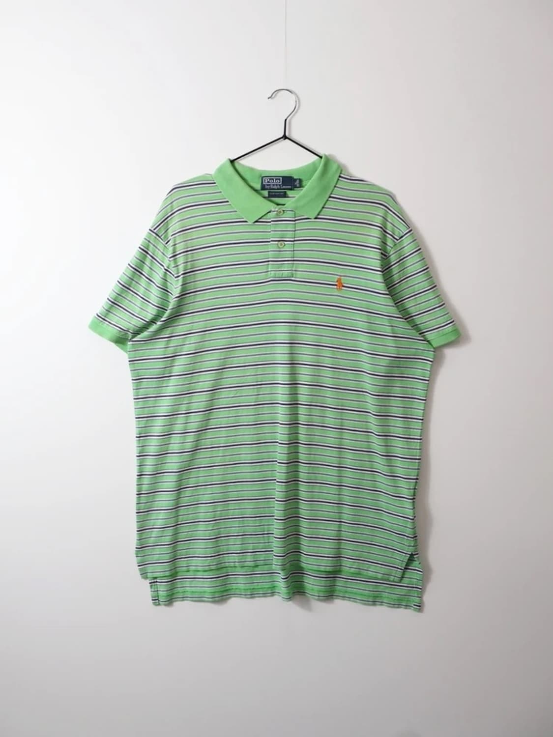 Polo Ralph Lauren Green Stripe Polo 상품이미지4
