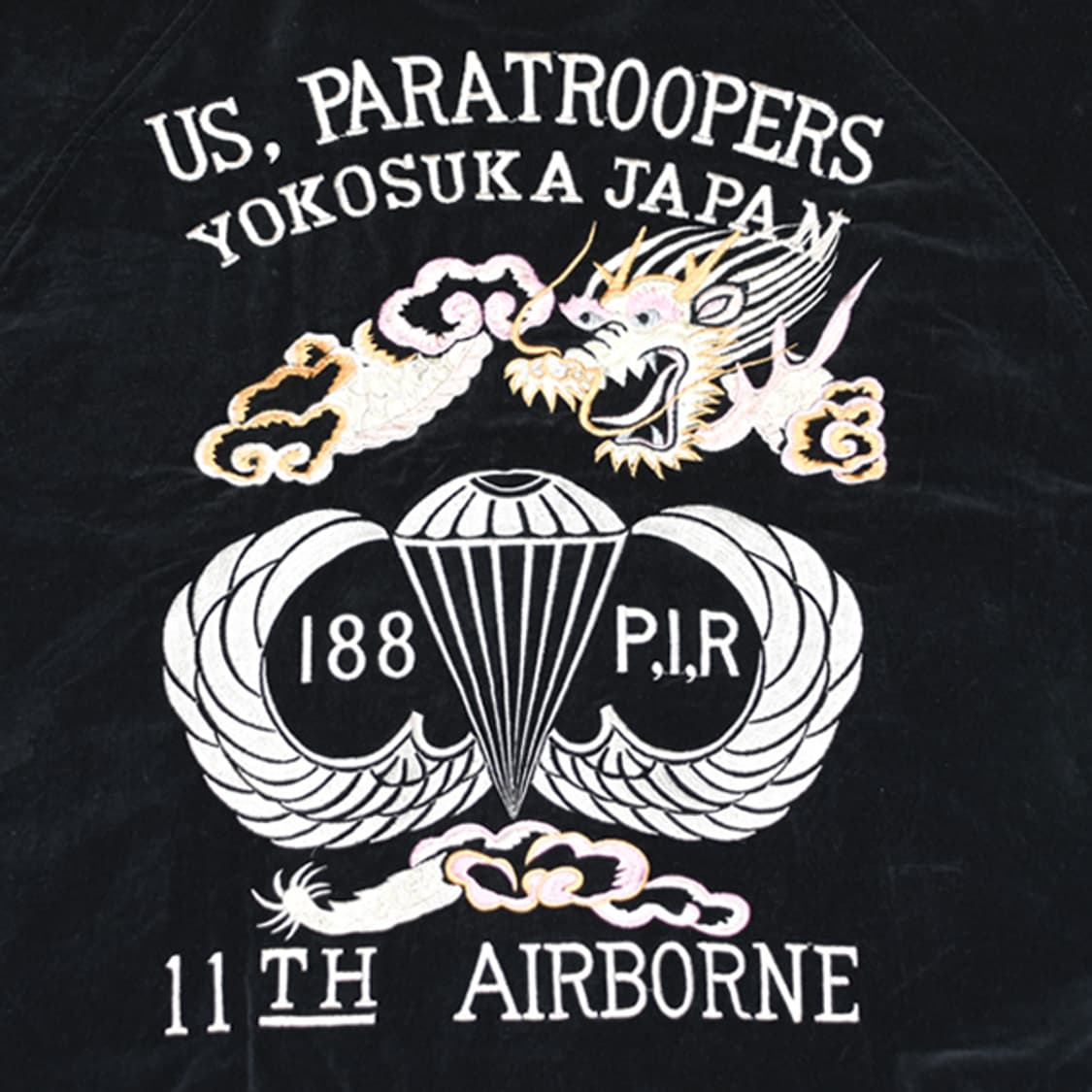 90s YOKOSUKA original 빈티지벨벳스카쟌 상품이미지7