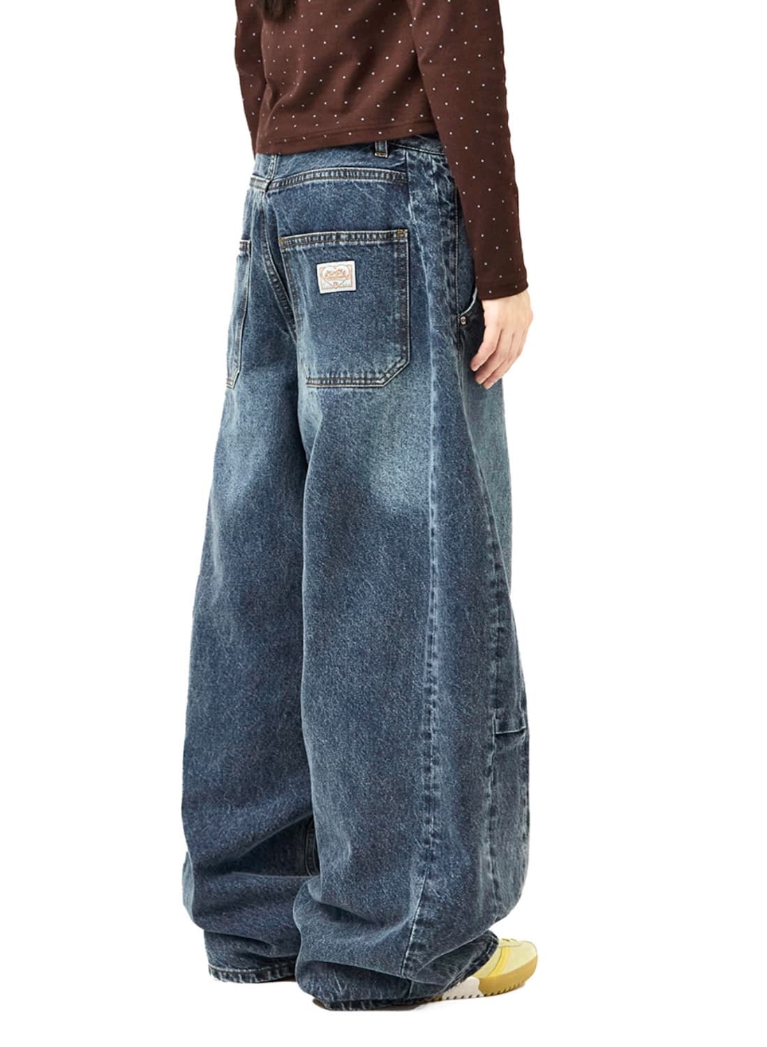 밈더워드로브 커브드 어웨이 데님 팬츠 상품이미지2