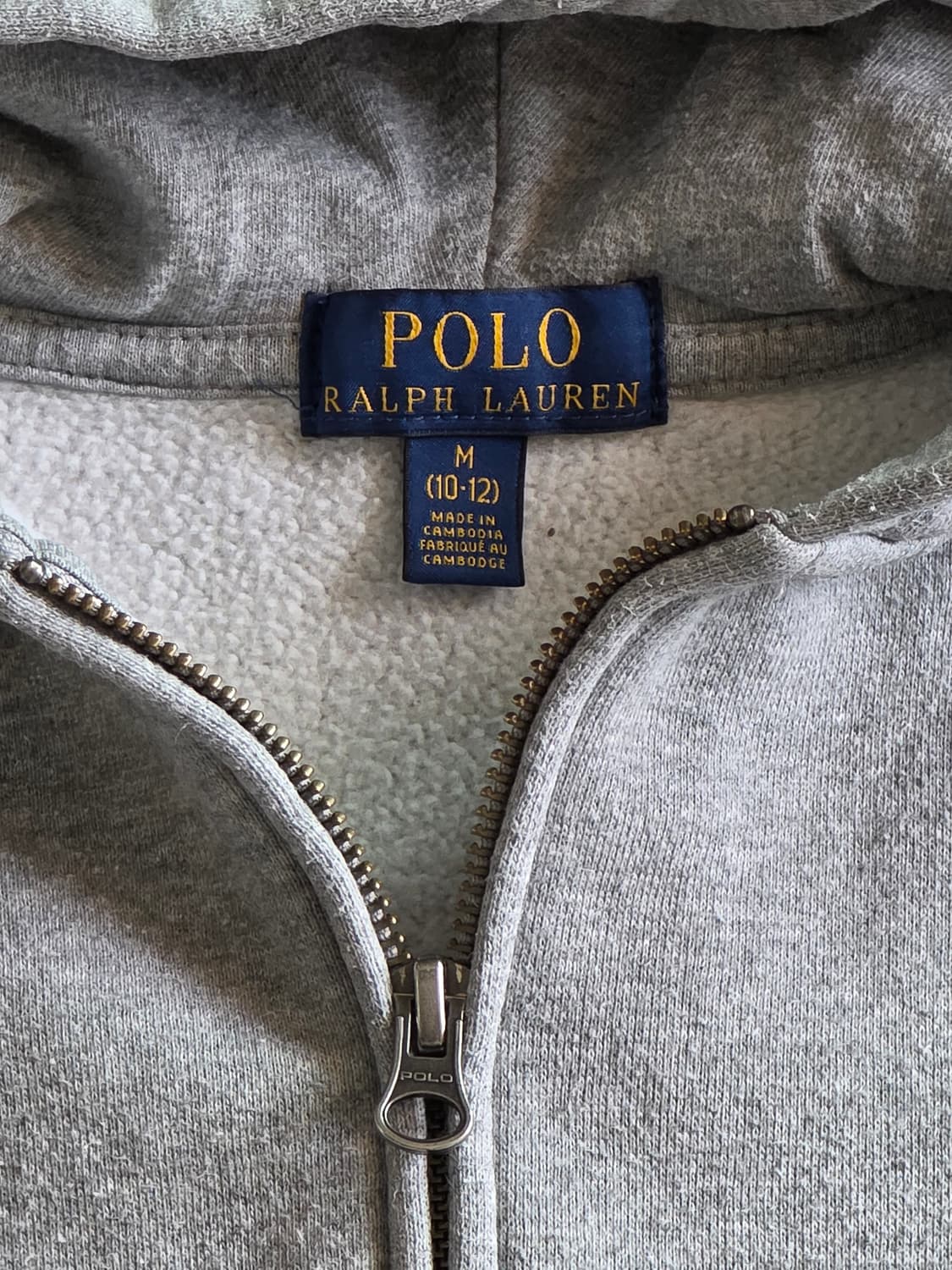 폴로 랄프로렌  후드 집업 그레이 M10-12 여성마른44 상품이미지3