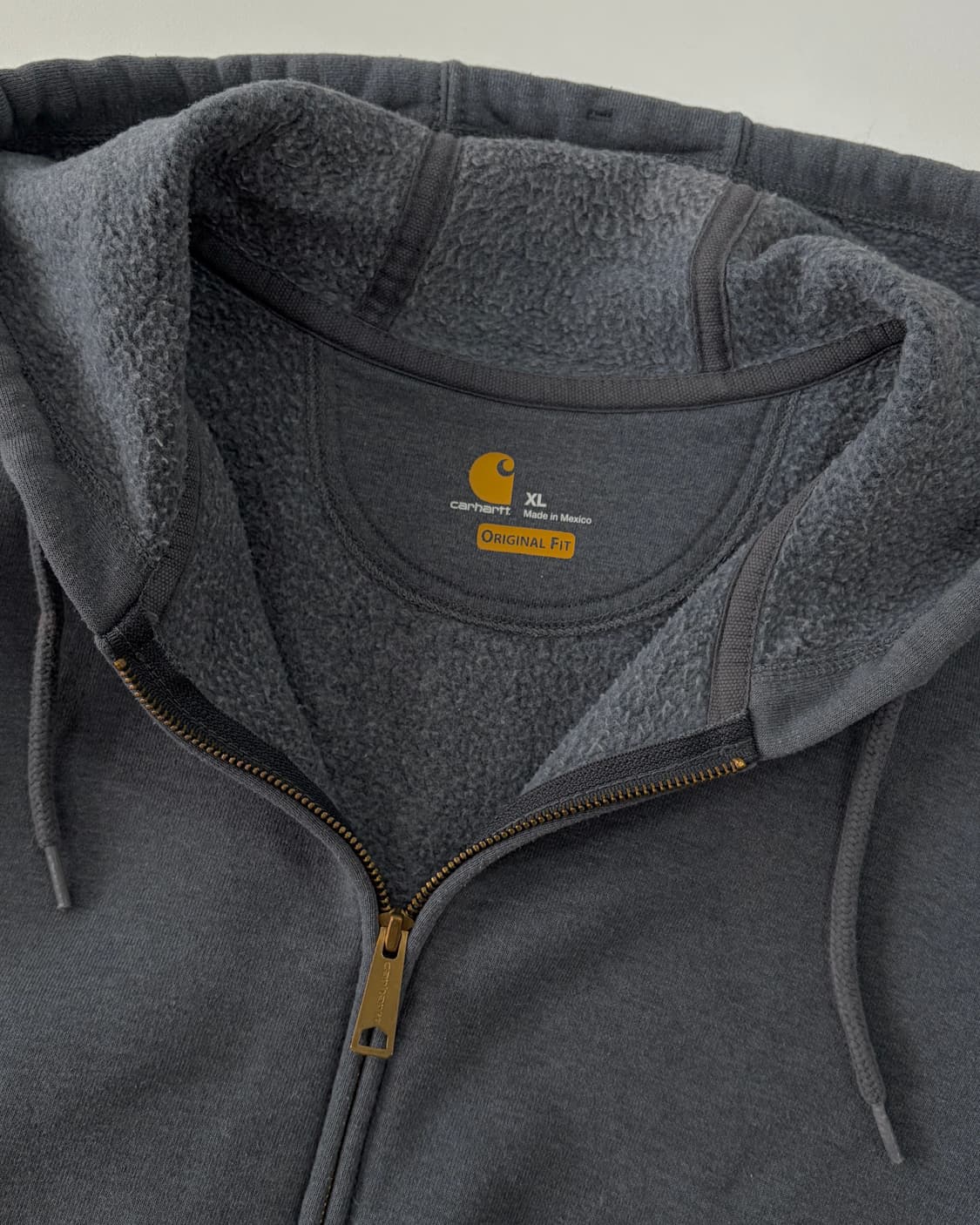[XL]칼하트 미드웨이트 풀오버 차콜 후드집업 상품이미지7
