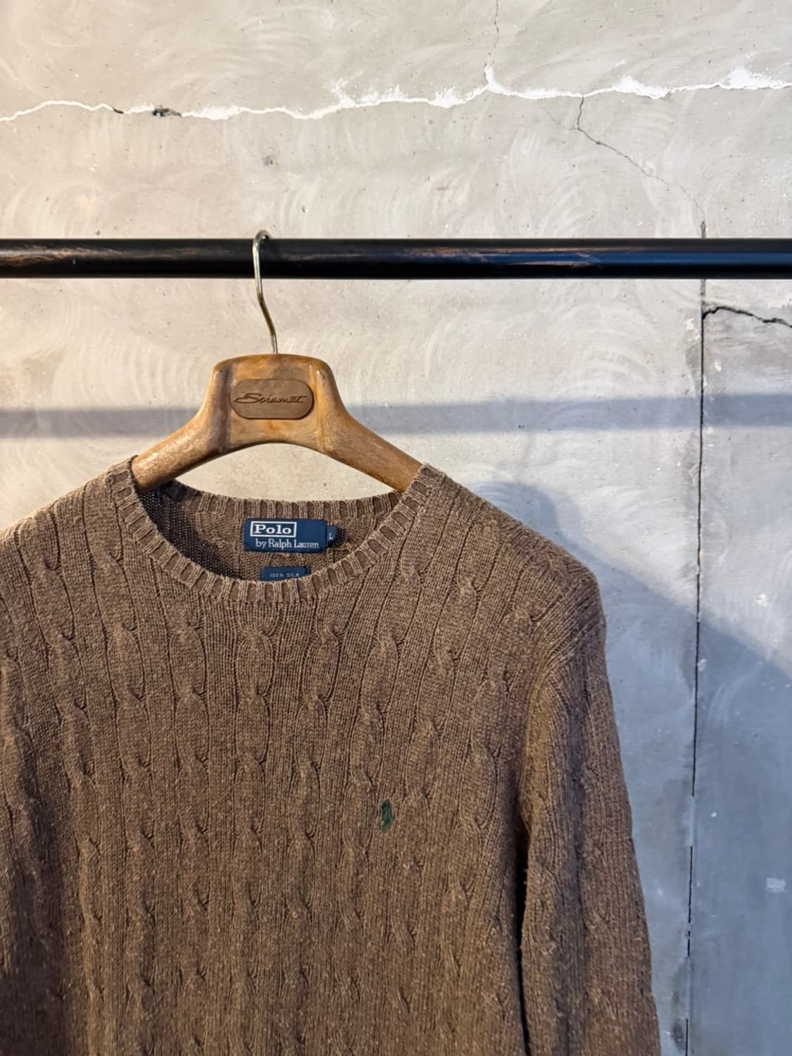 폴로 랄프로렌 100% 실크 케이블 니트 100~103 상품이미지4