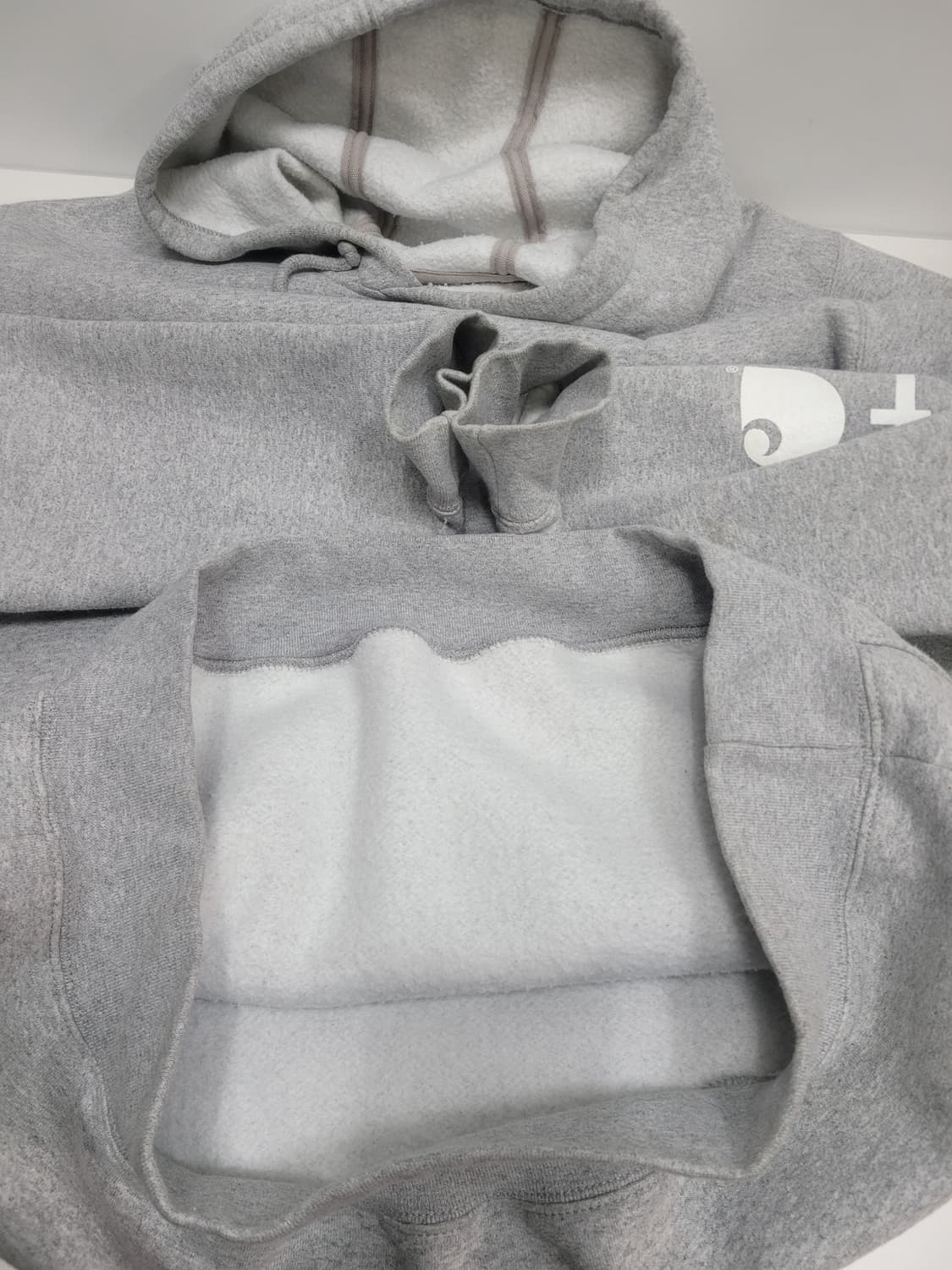 carhartt 칼하트 미드웨이트 팔로고 후드 티셔츠 / 남 M 그레이
 상품이미지6