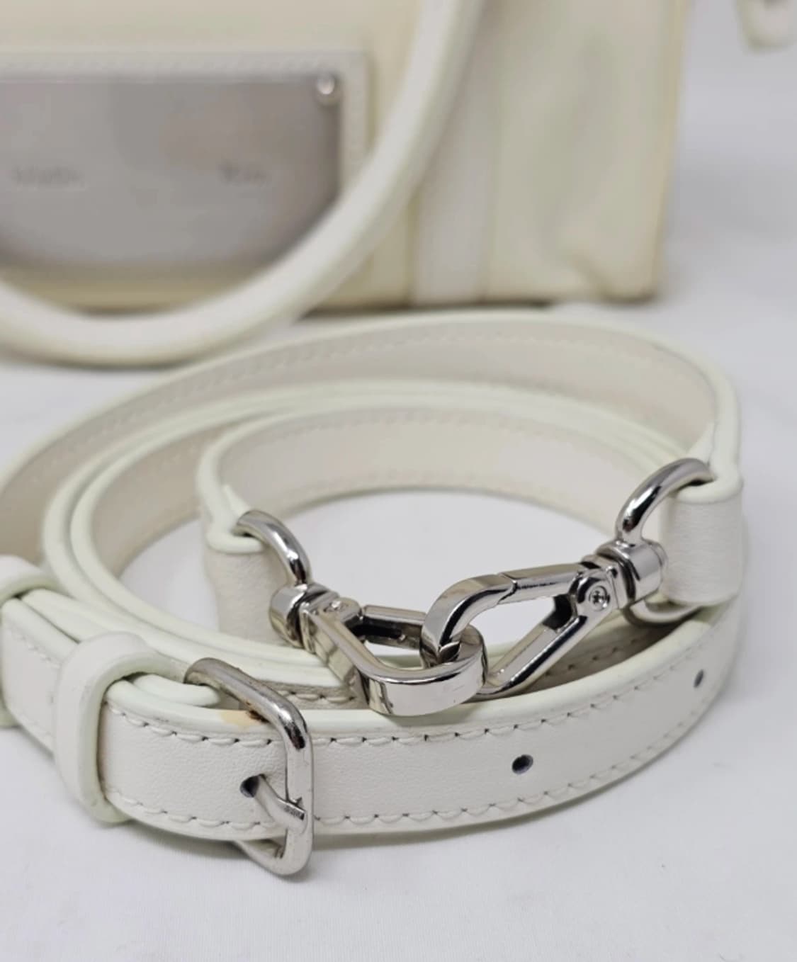 마뗑킴 베이비 스포티 토트백 아이보리 상품이미지8