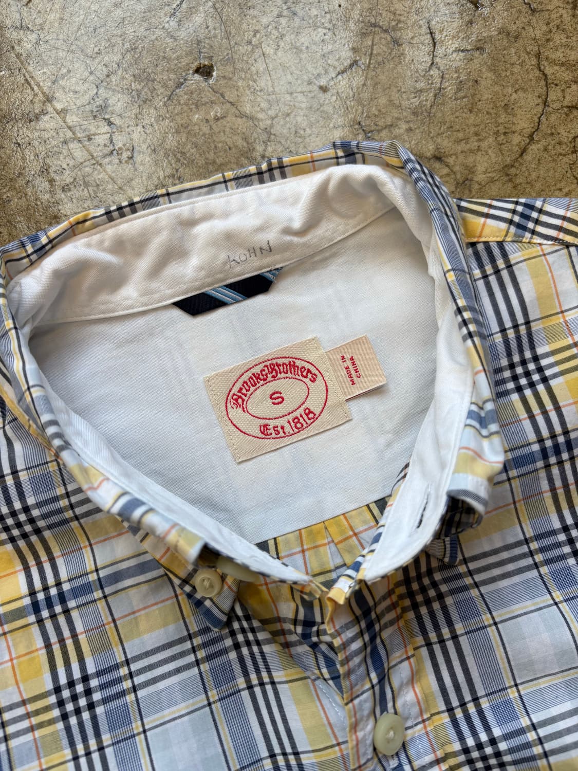 브룩스브라더스 체크 셔츠 상품이미지3