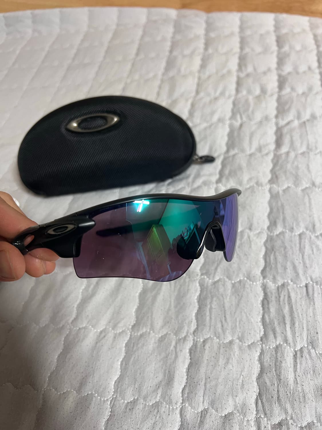 오클리 레이다락 블랙 프리즘 슬레이트 선글라스 상품이미지2