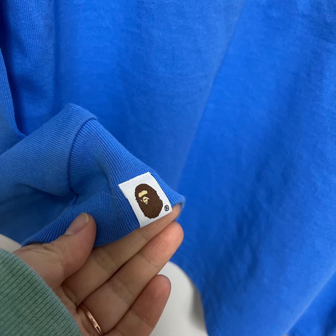 베이프 에이프 1993 맨투맨 블루 xl 상품이미지4