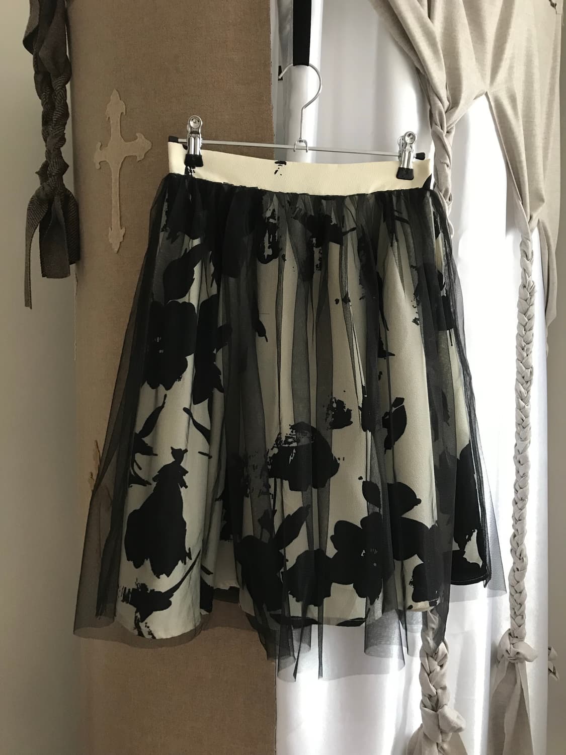 vintage pattern sha skirt 상품이미지5