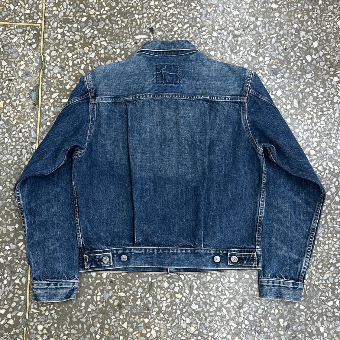 90s JPN LVC 71507 셀비지 데님 트러커 자켓 2세대 38 상품이미지2