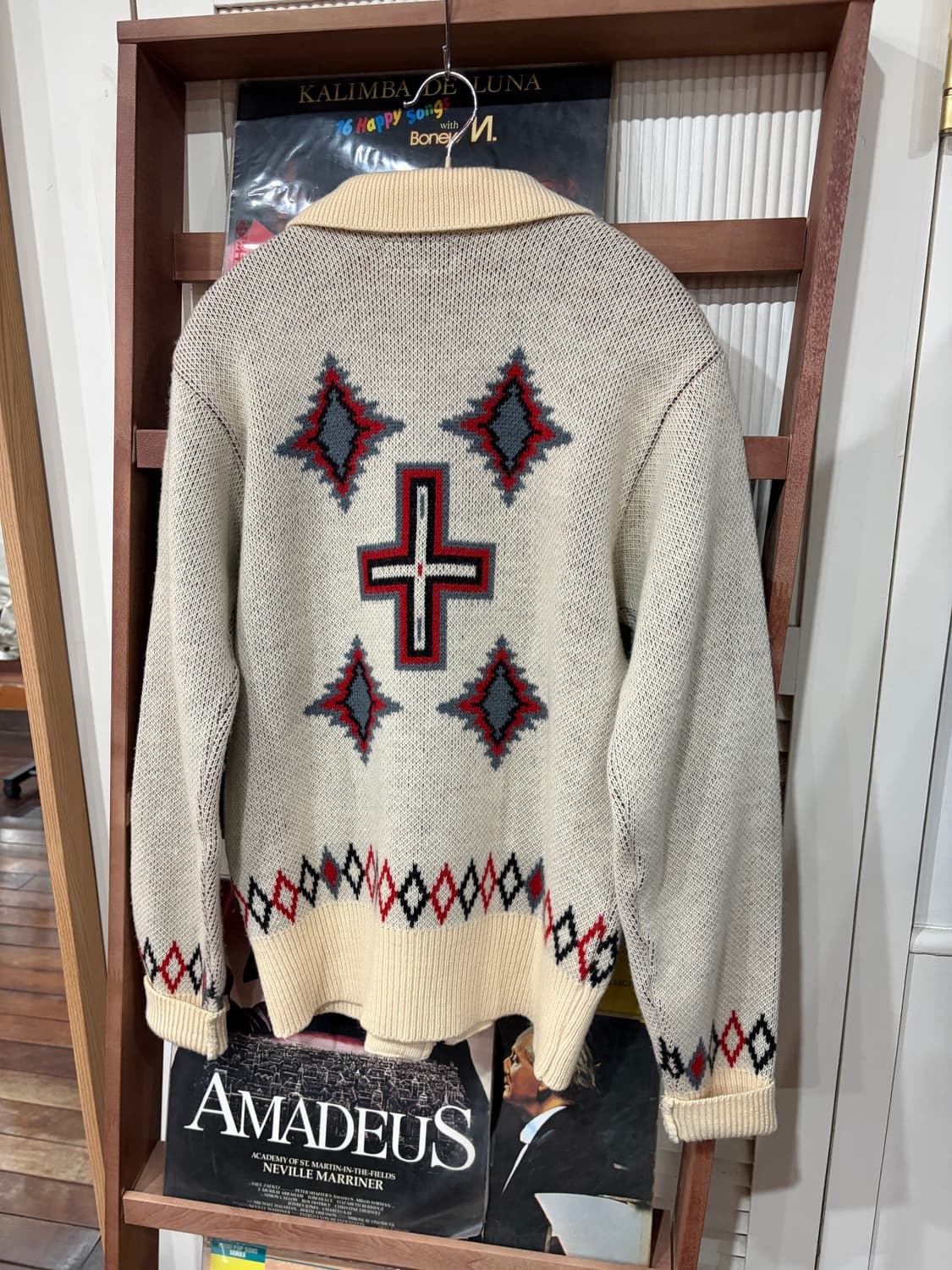 Style eyes 인디언 니트 집업 자켓 38R 상품이미지5