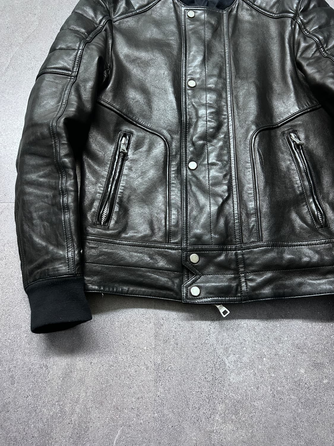 발망 15ss 램스킨 퀼티드 모토 자켓 상품이미지3