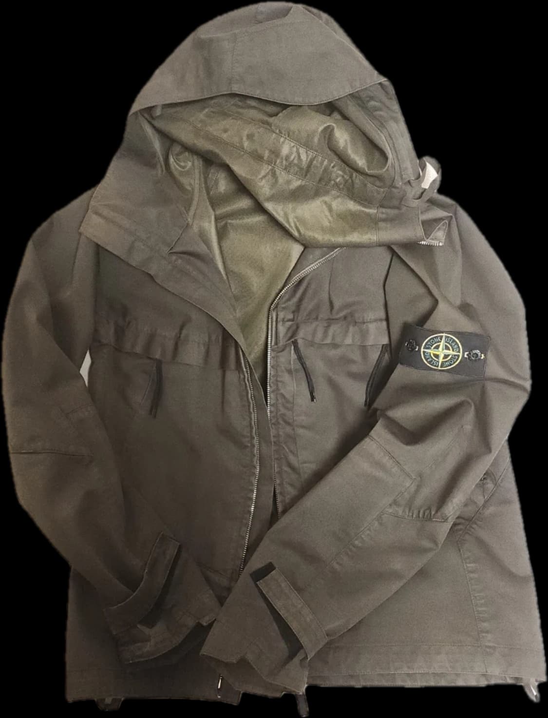 오늘만 판매) 스톤아일랜드 Raso-r 후드 자켓 카키 상품이미지2