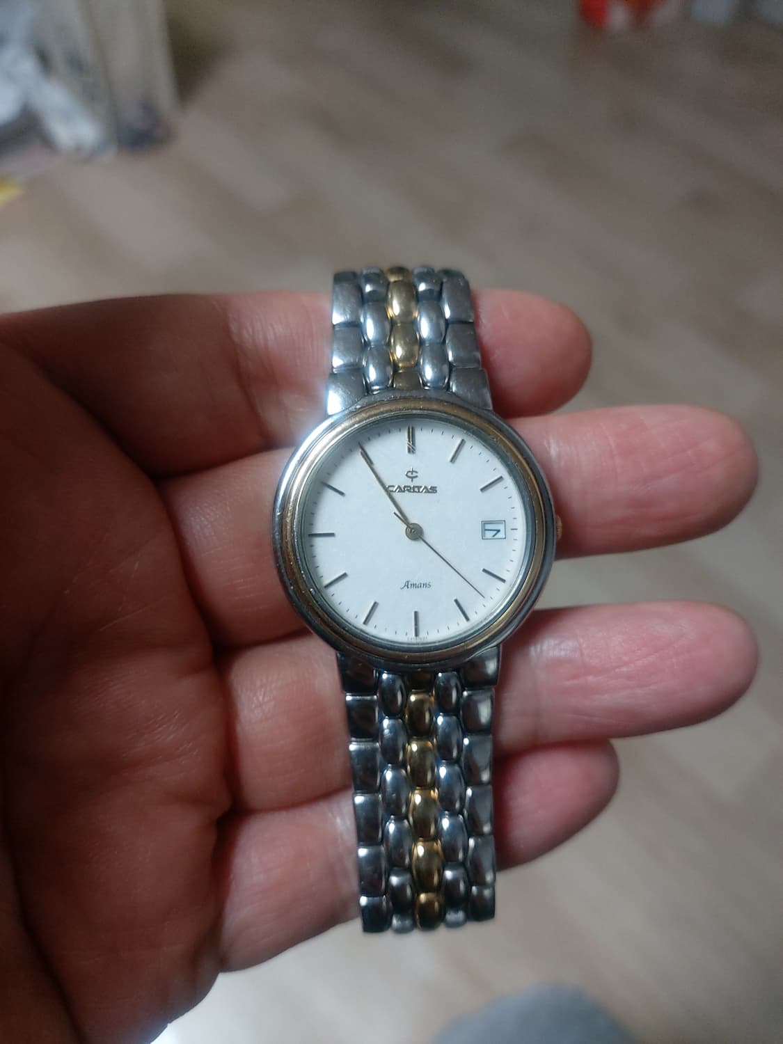 카리타스 Amans 콤비 시계  베젤18k 상품이미지1