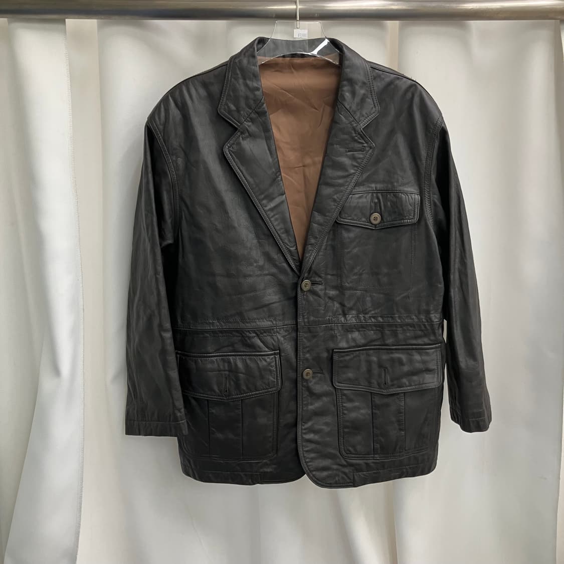 VTG 빈티지 소가죽 레더 자켓 M 상품이미지1
