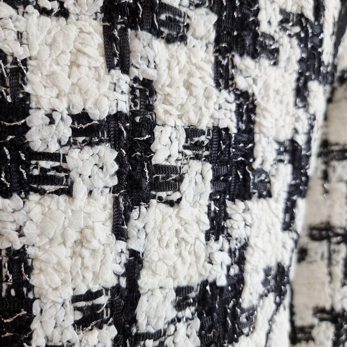 미샤 MICHAA 블랙라벨 프레스티지 울38 트위드 자켓 (55)상태최상 상품이미지10