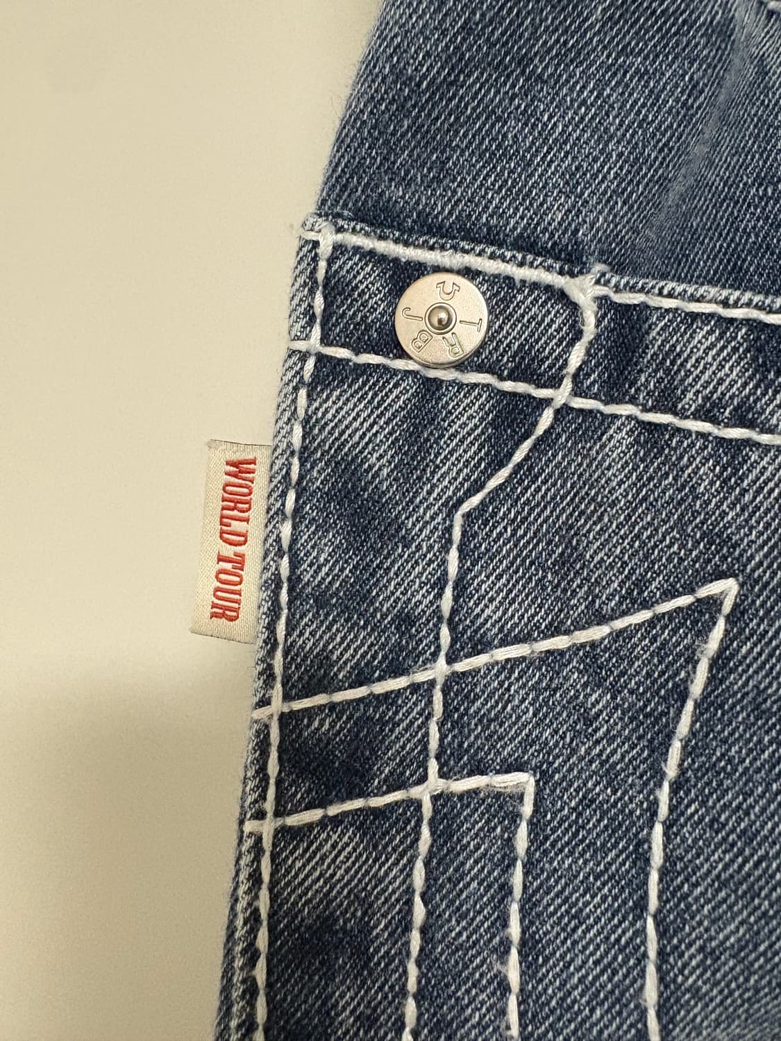 트루릴리전 어센틱 데님팬츠 인디고 M 상품이미지5