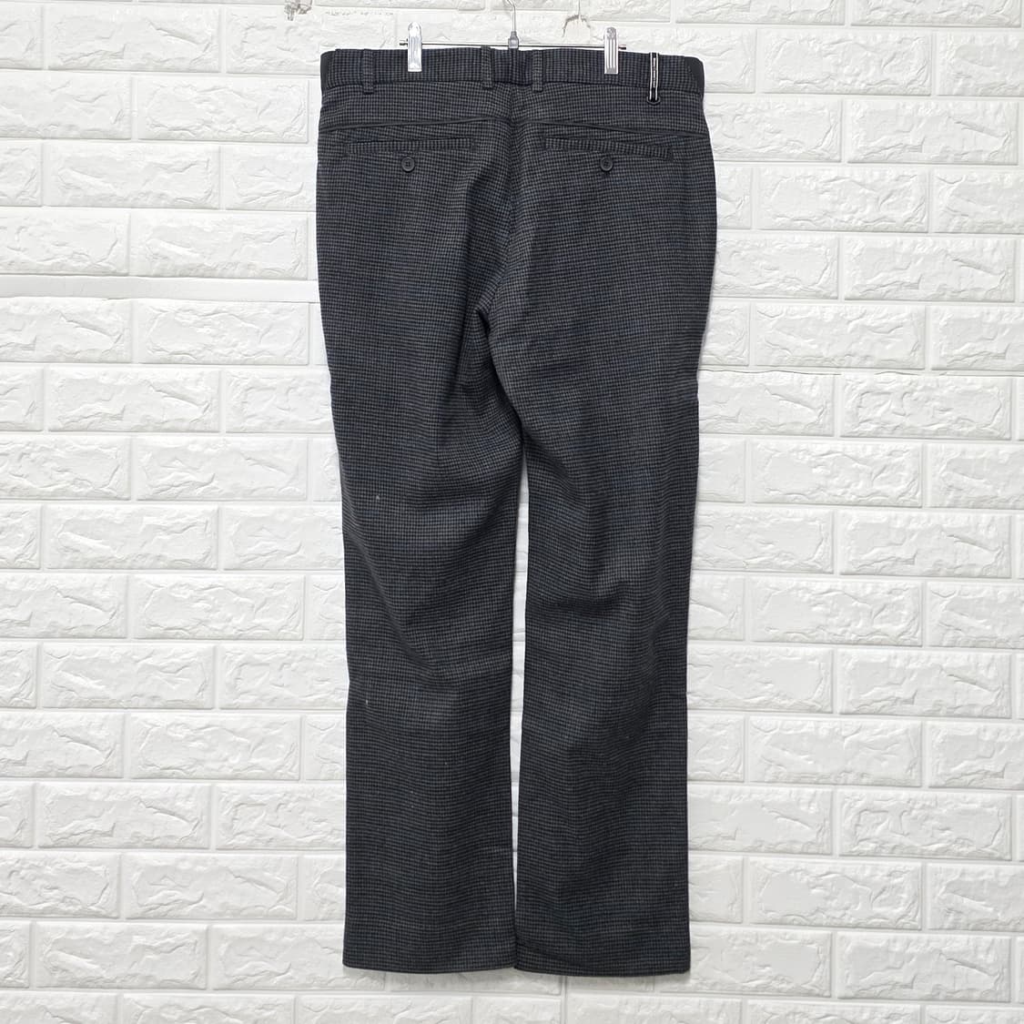 택포_ 헨리코튼 골프 체크 바지 33인치 새상품 상품이미지4