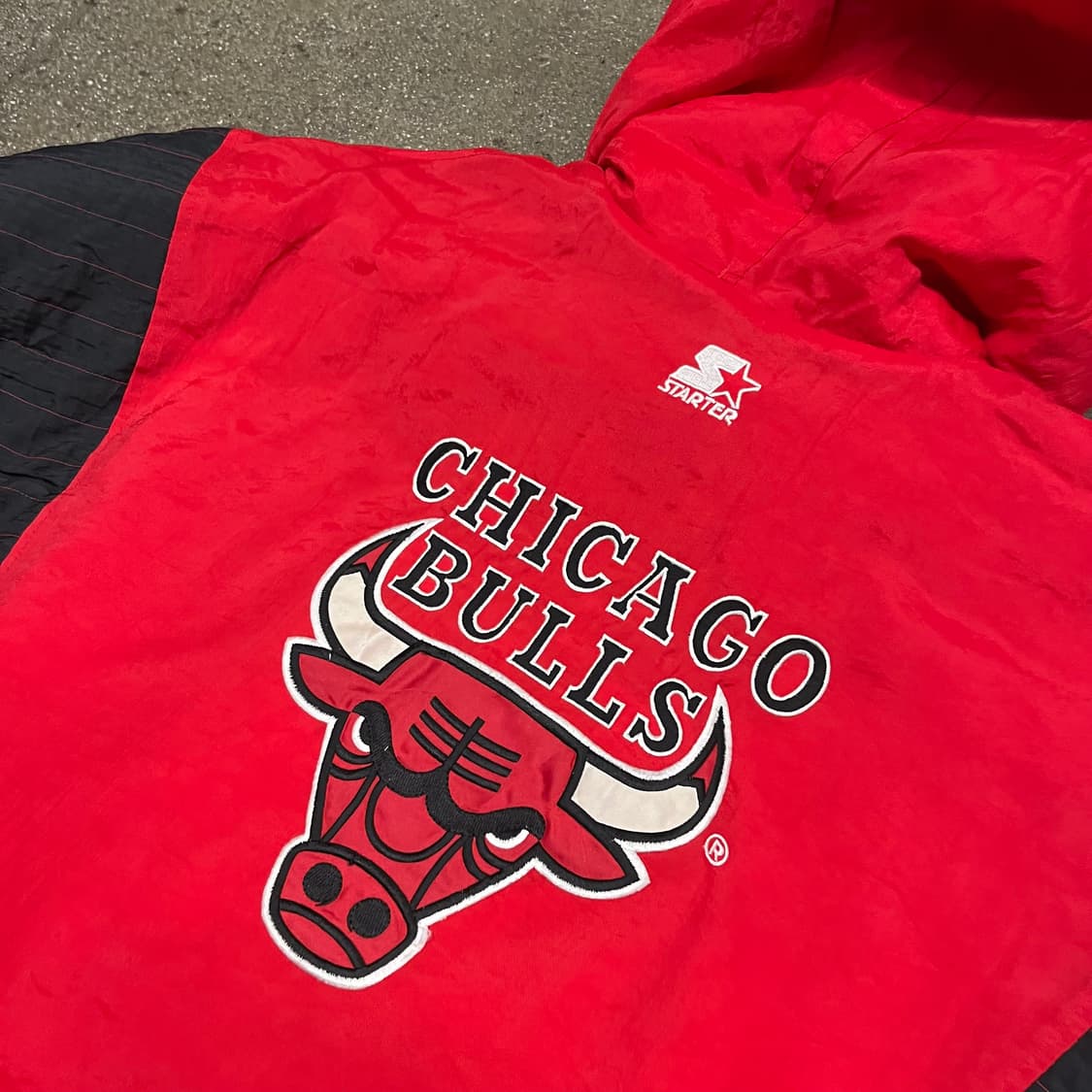 90s 스타터 NBA 시카고불스 아노락 패딩 (XL) 상품이미지6