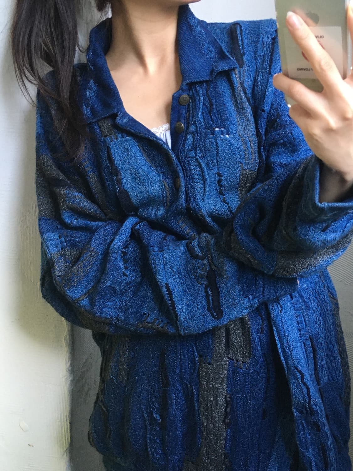 Coogi 쿠지 블루 3D 케이블 니트  상품이미지3