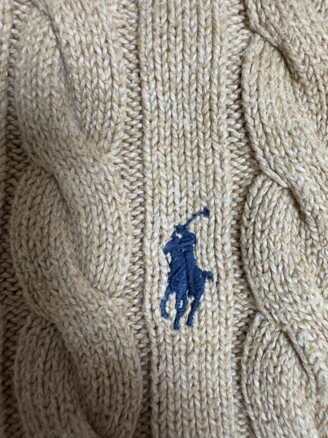 폴로 반짚업 니트 상품이미지2