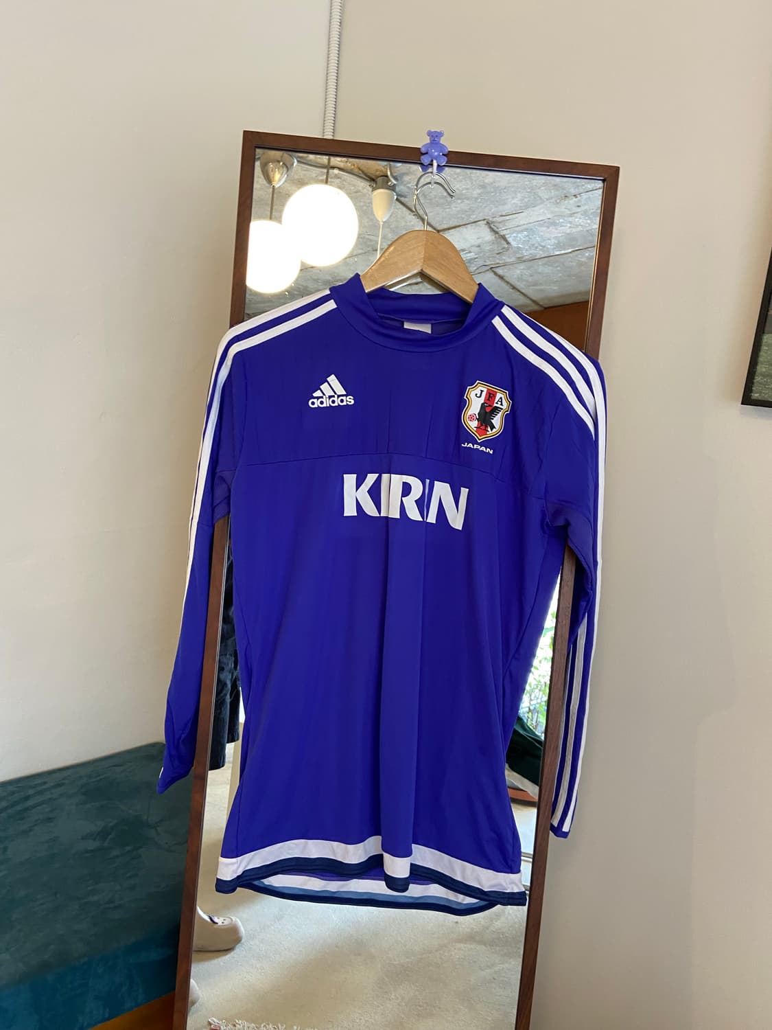 아디다스 일본 축구 국대 유니폼 트레이닝탑 상품이미지2