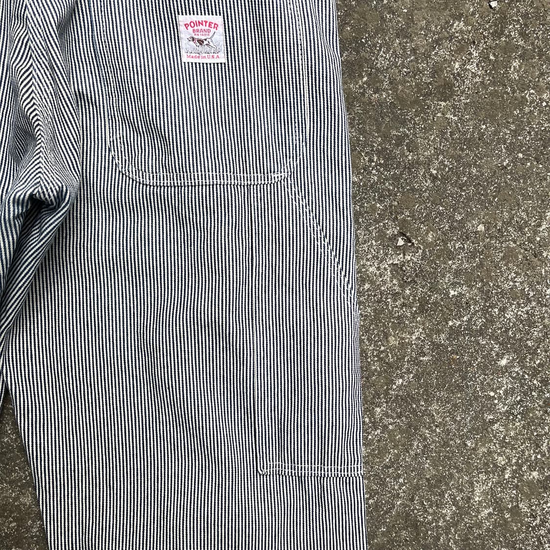 Pointer 히코리 스트라이프 데님팬츠 made in USA 상품이미지8