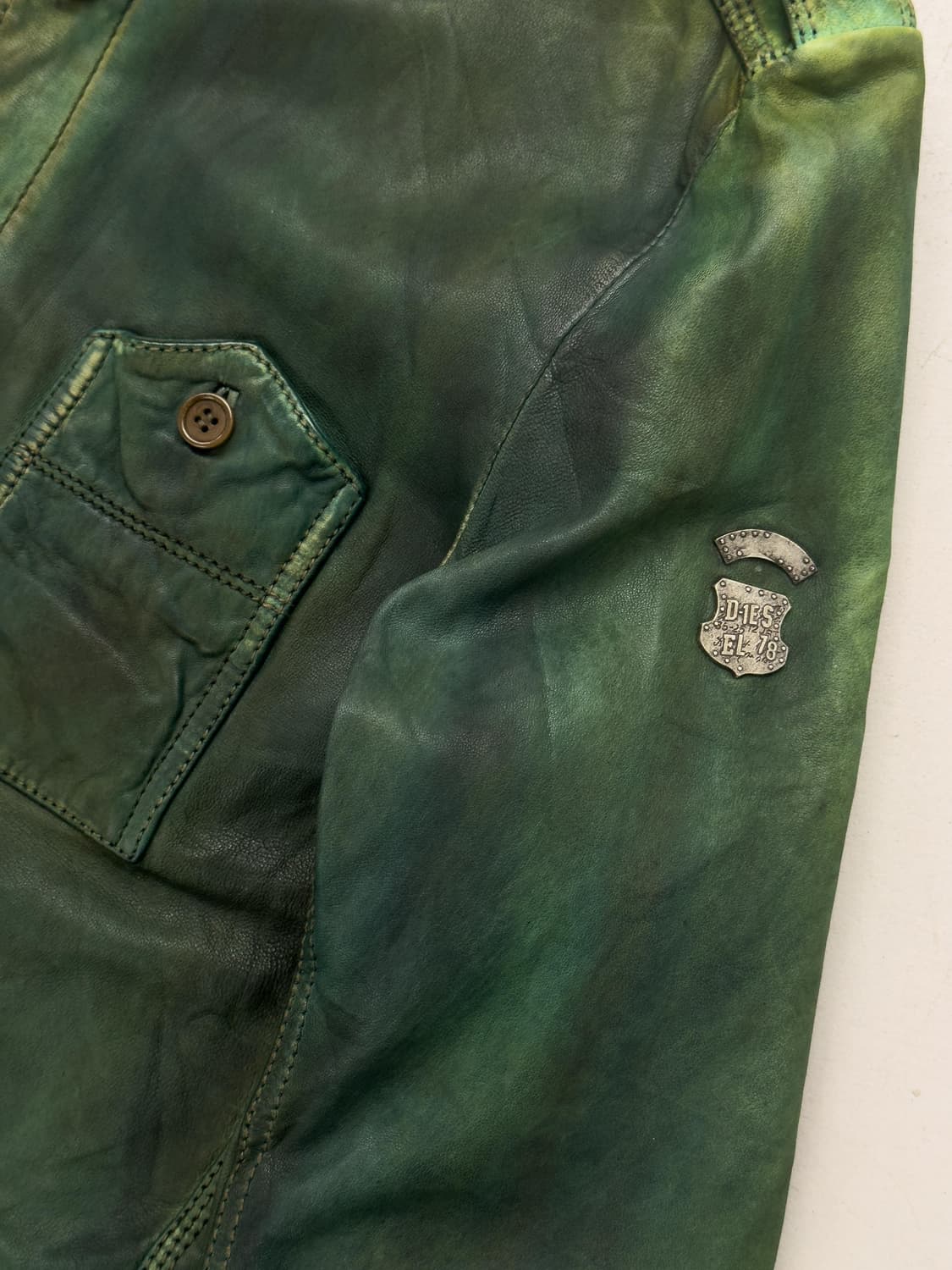 디젤 페이딩 레더 자켓 상품이미지3