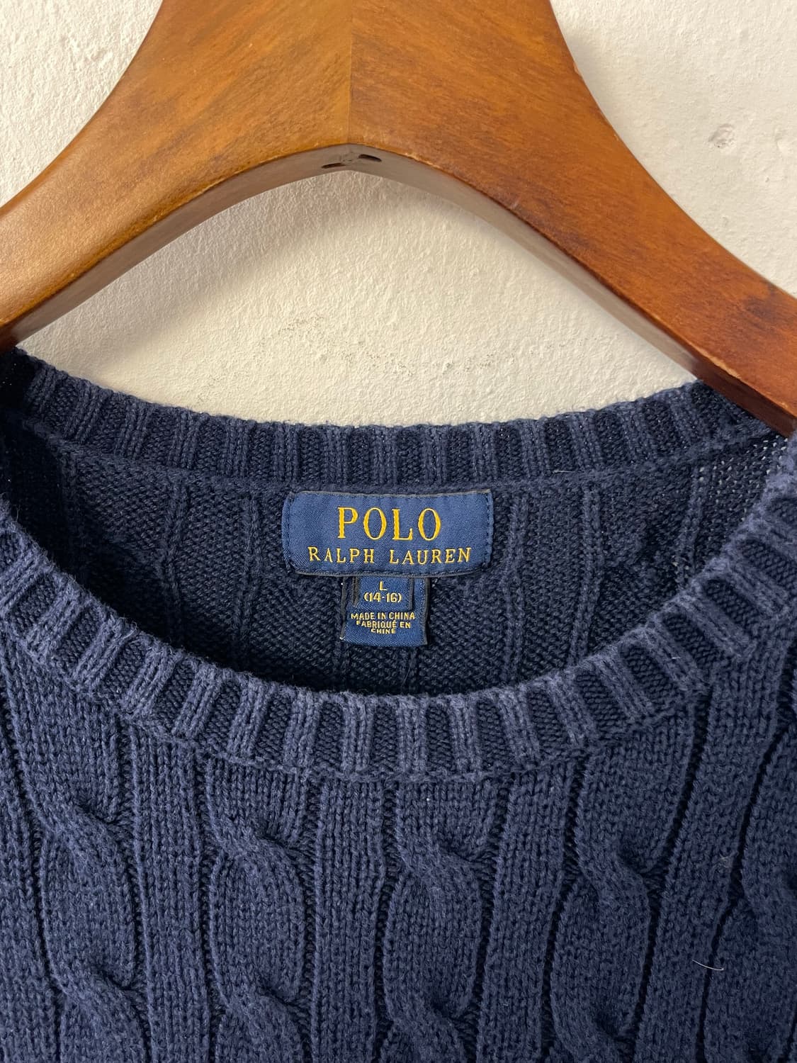 폴로 케이블 니트  상품이미지4