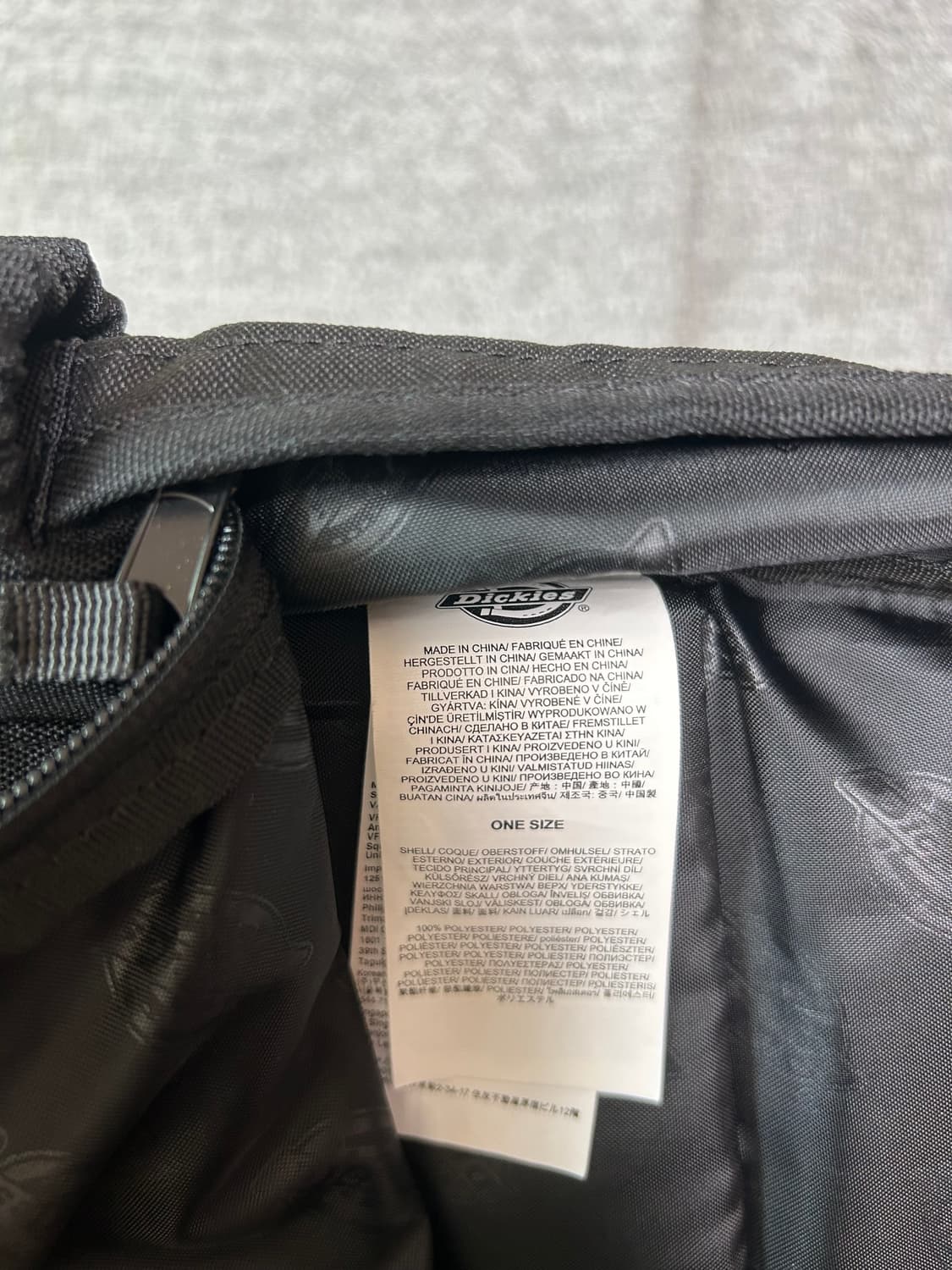 디키즈 로고 백팩 블랙 상품이미지5